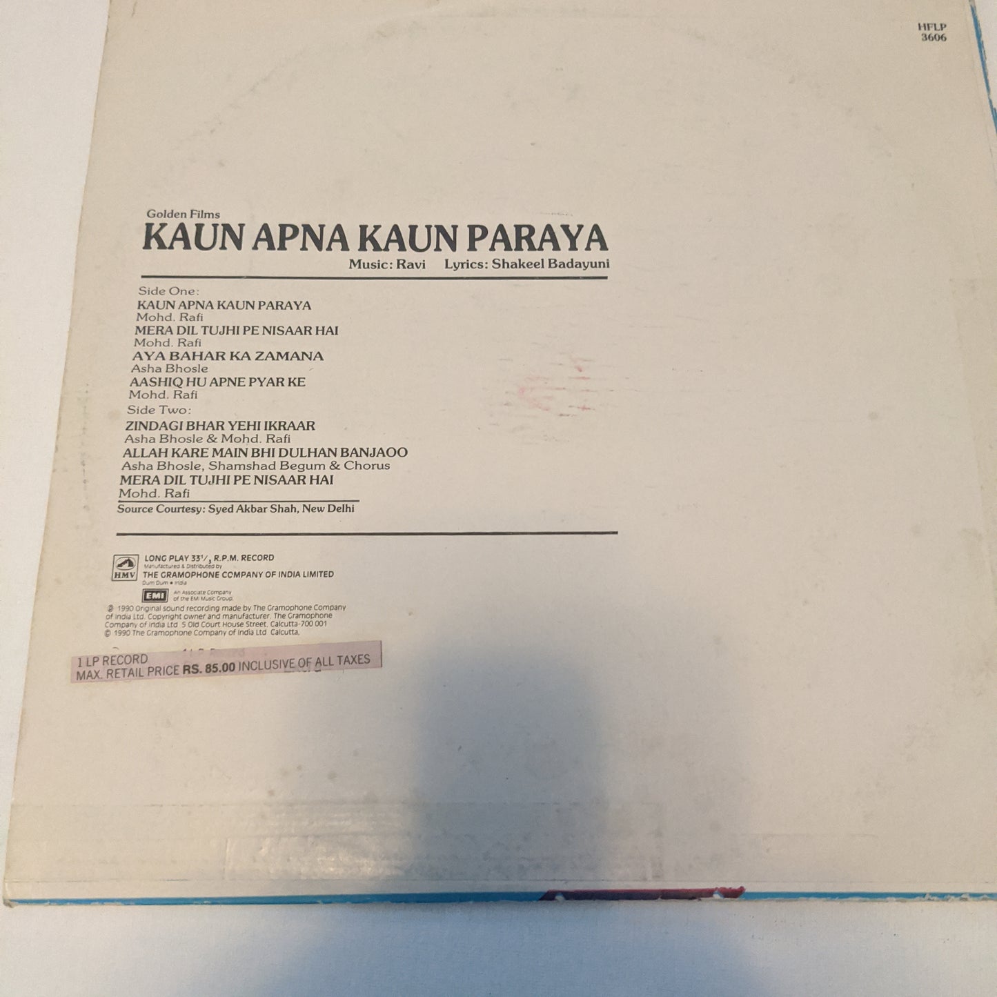 Ravi, - Shakeel Badayuni Kaun Apna Kaun Paraya 2nd issue - excellent