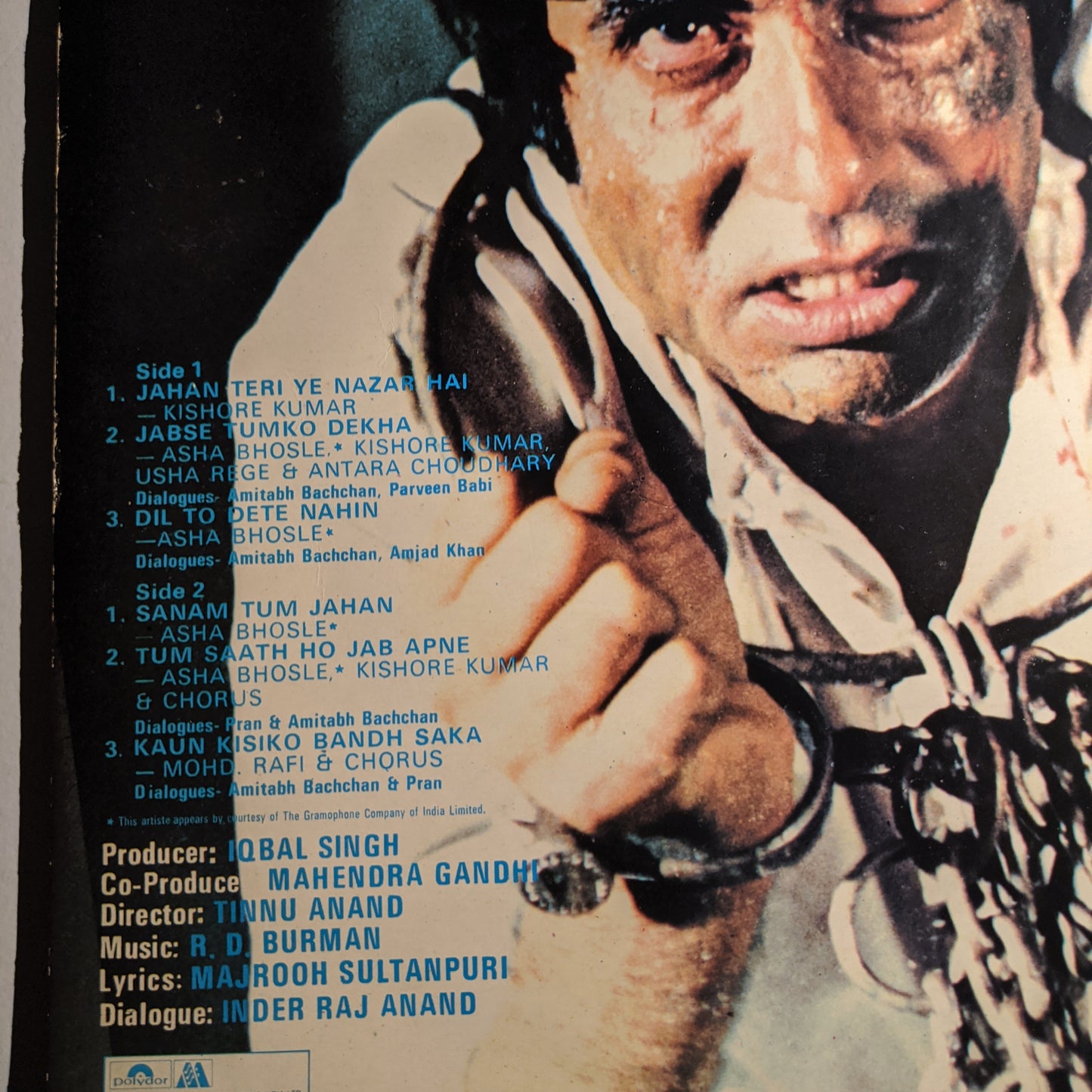 KAALIA - Gatefold edition Music R D Burman blockbuster in Excellent to Near mint