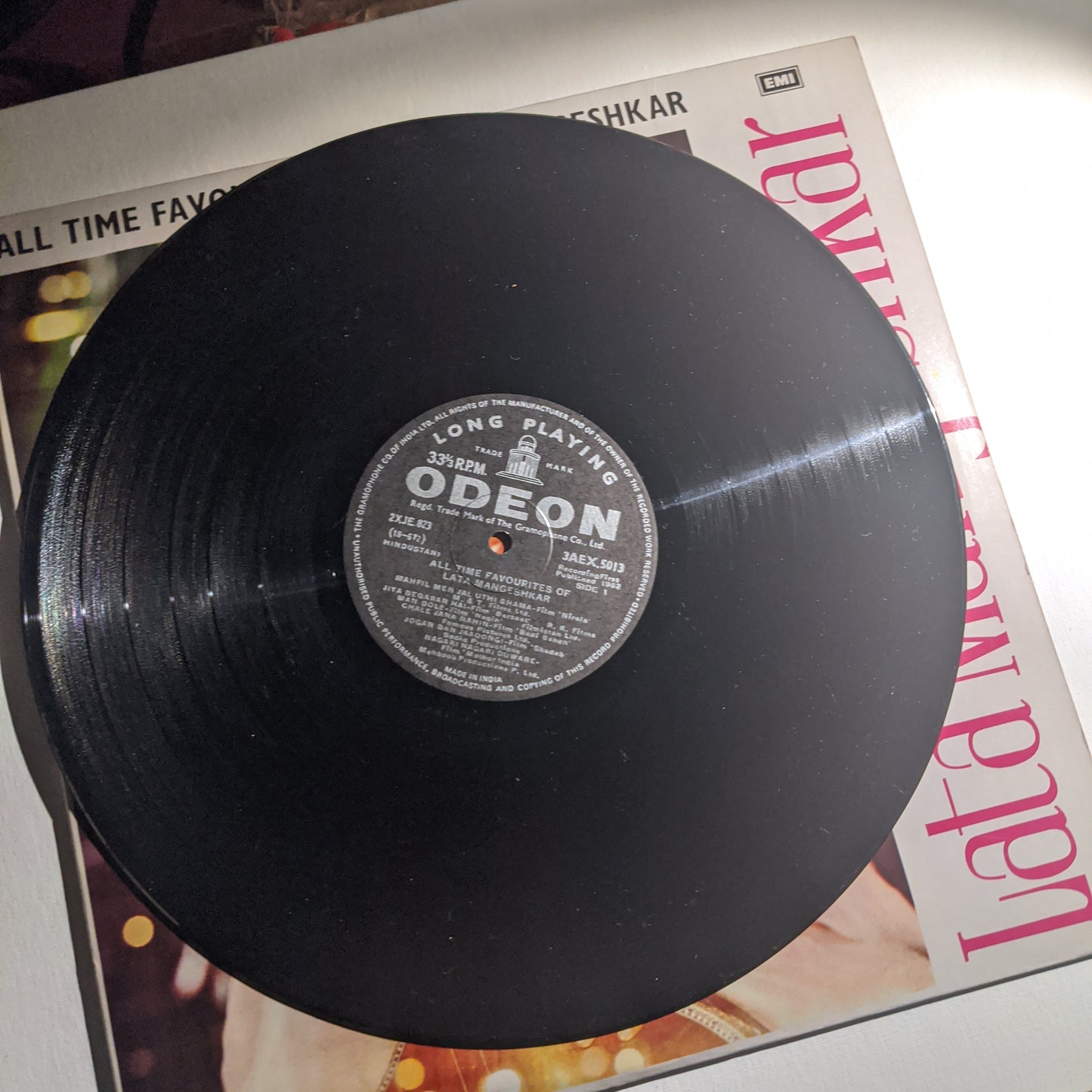 Lata Mangeshkar - All Time Favourites Odeon in near mint