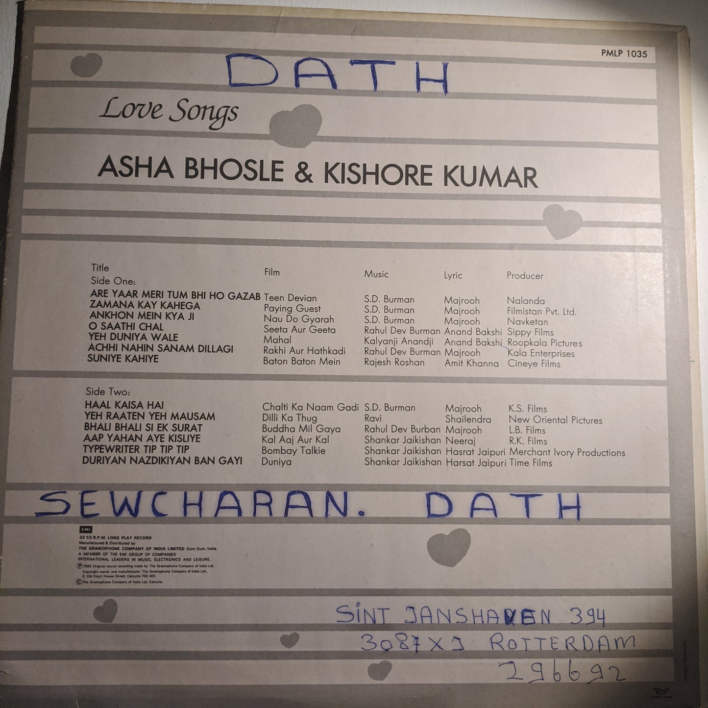 Asha Bhosle - & - Kishore Kumar Love Songs in VG