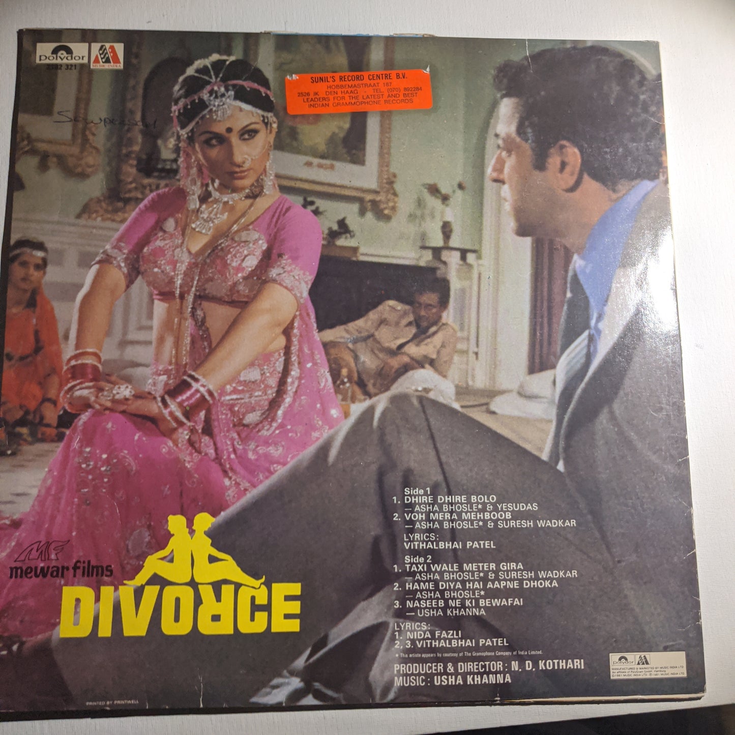 Divorce - usha khanna in VG codition