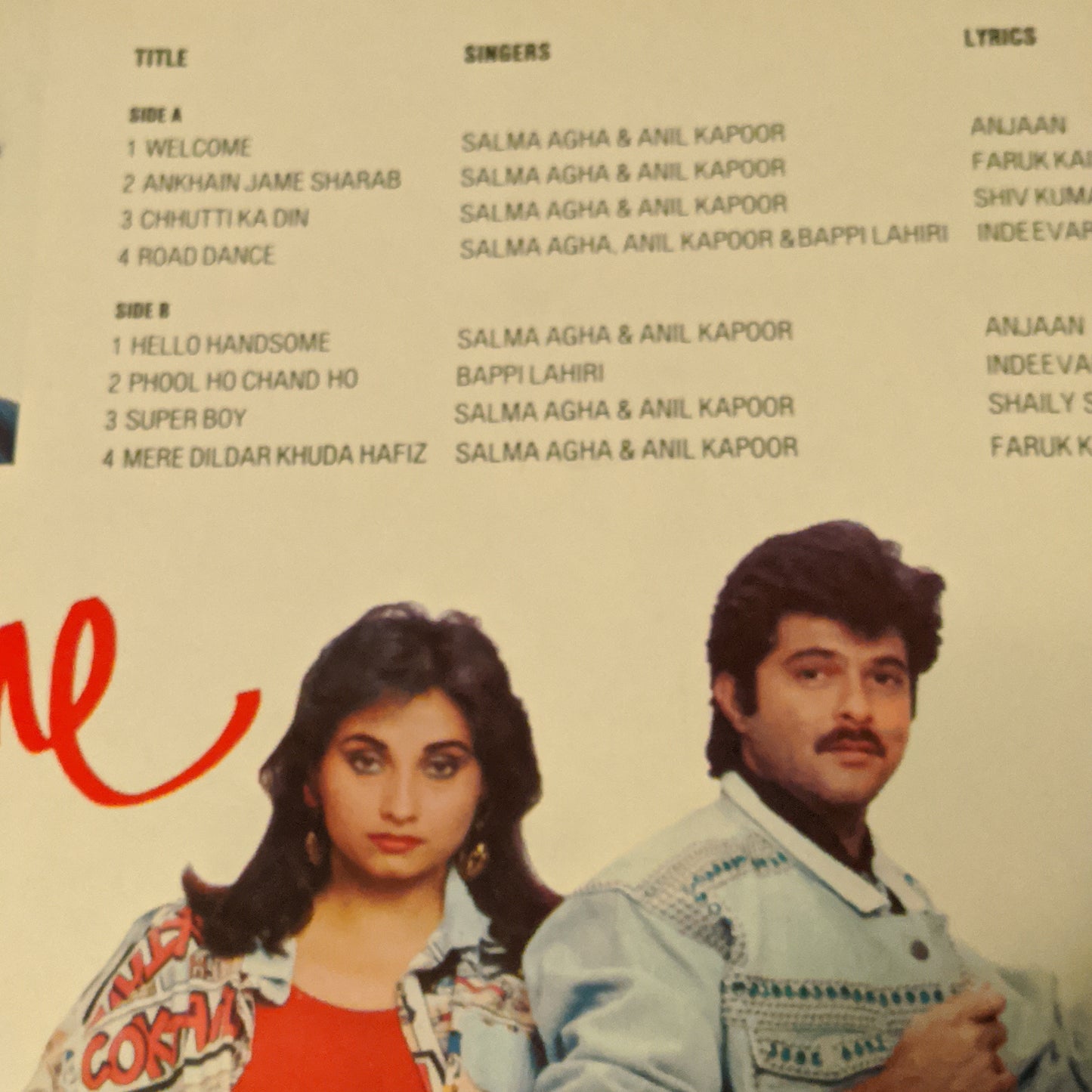 Bappi Lahiri Welcome - UK pressing in excellent condition