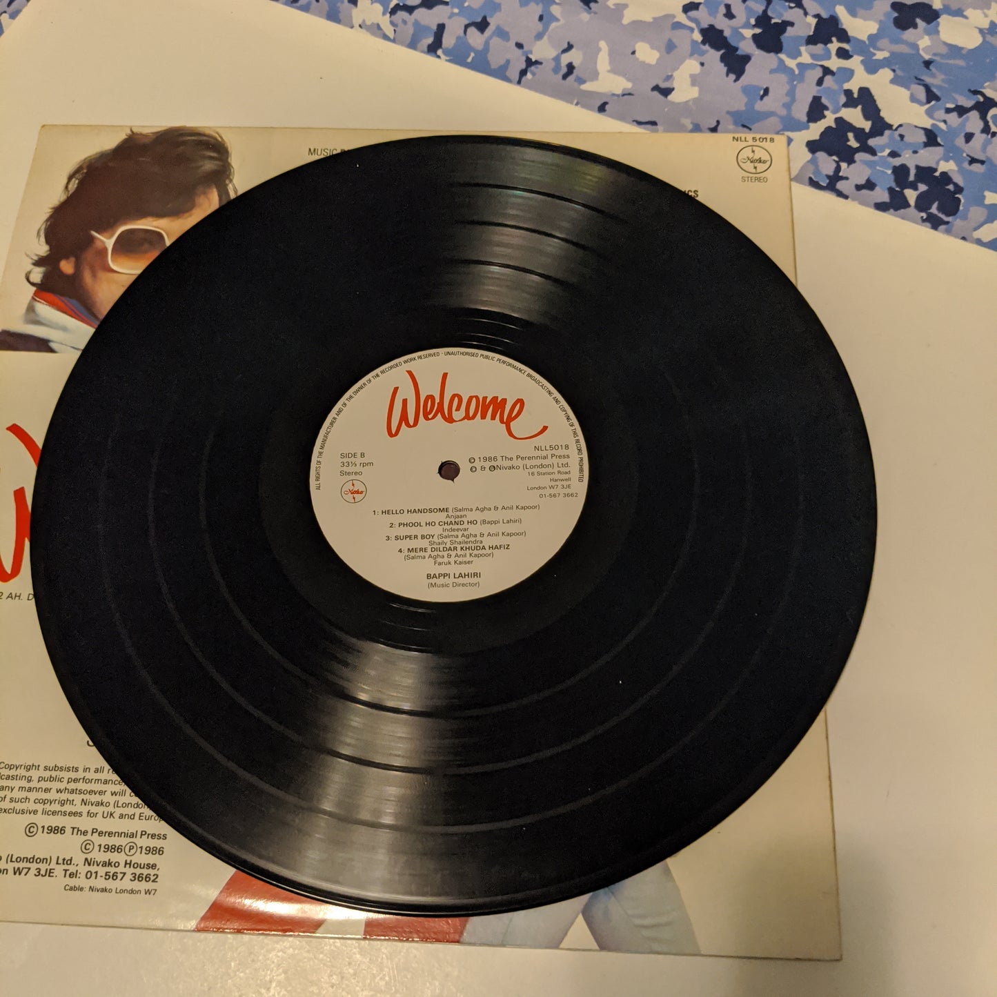 Bappi Lahiri Welcome - UK pressing in excellent condition