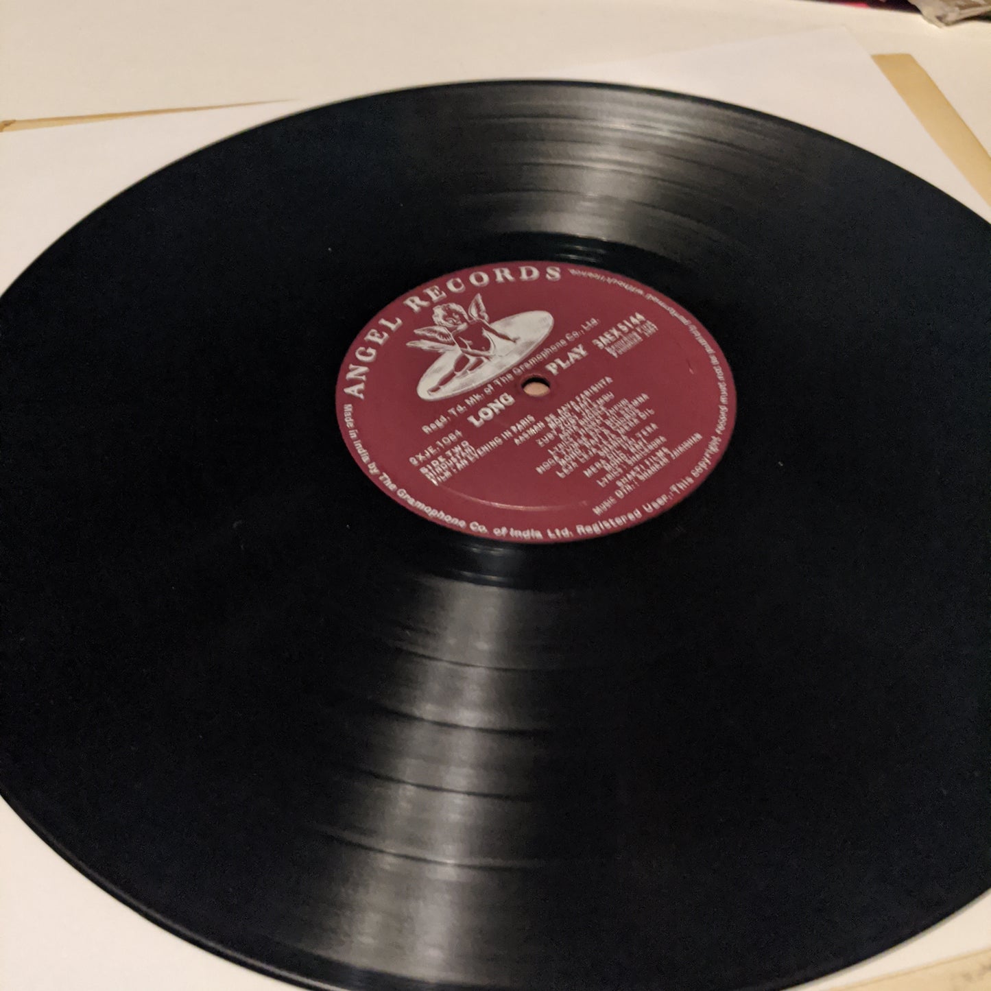 Shankar Jaikishan An Evening In Paris - Angel 1st pressing in Excellent to NM