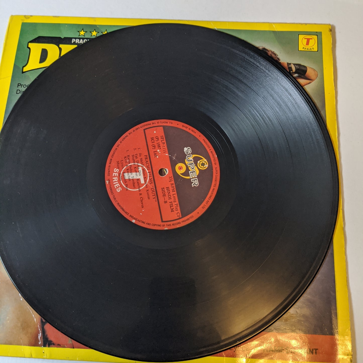 Duty - original soundtrack -Music by Babla and Kishore kumar in VG+