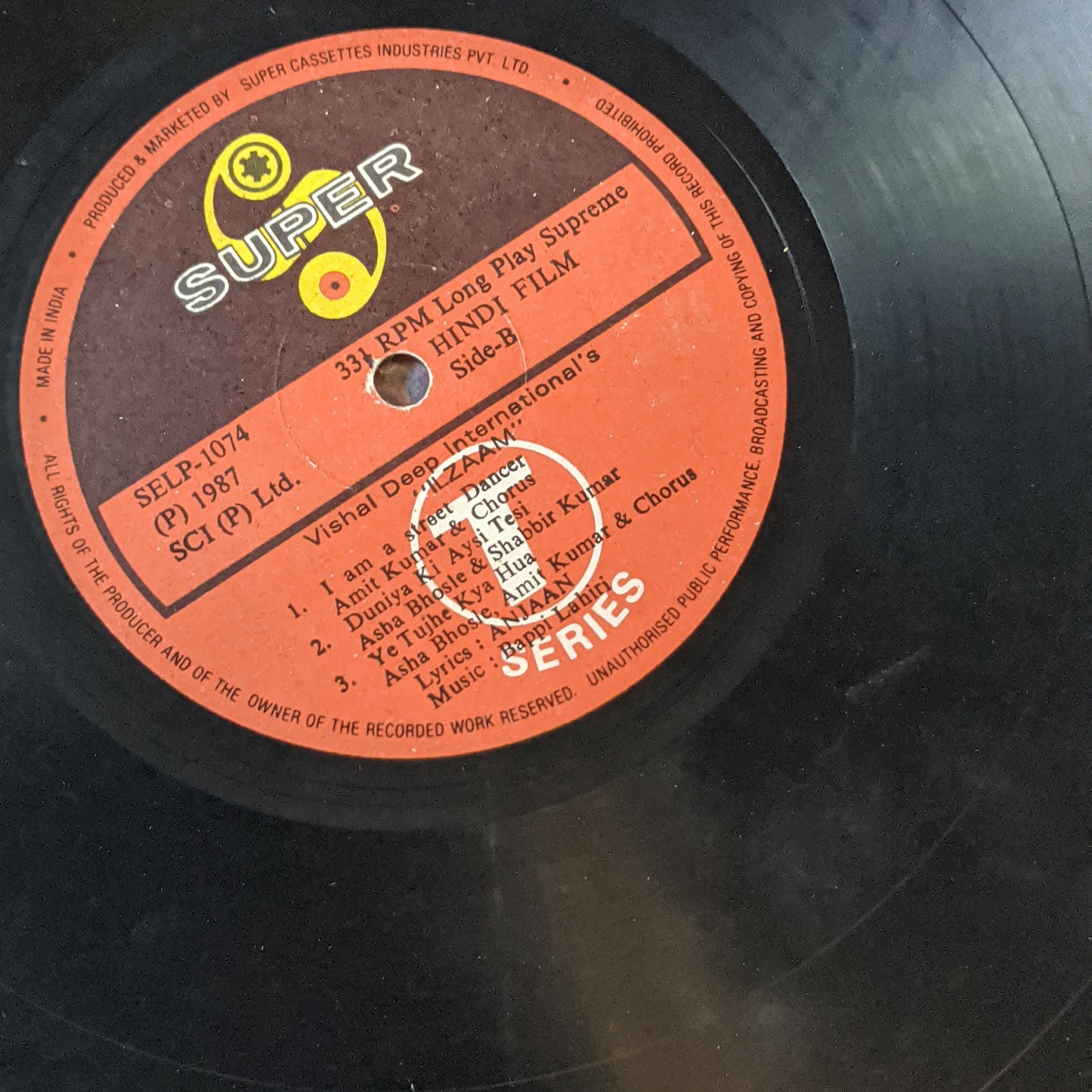 ILZAAM - Music By Bappi Lahiri in near mint PSYCH FUNK in SUPREME STRERO