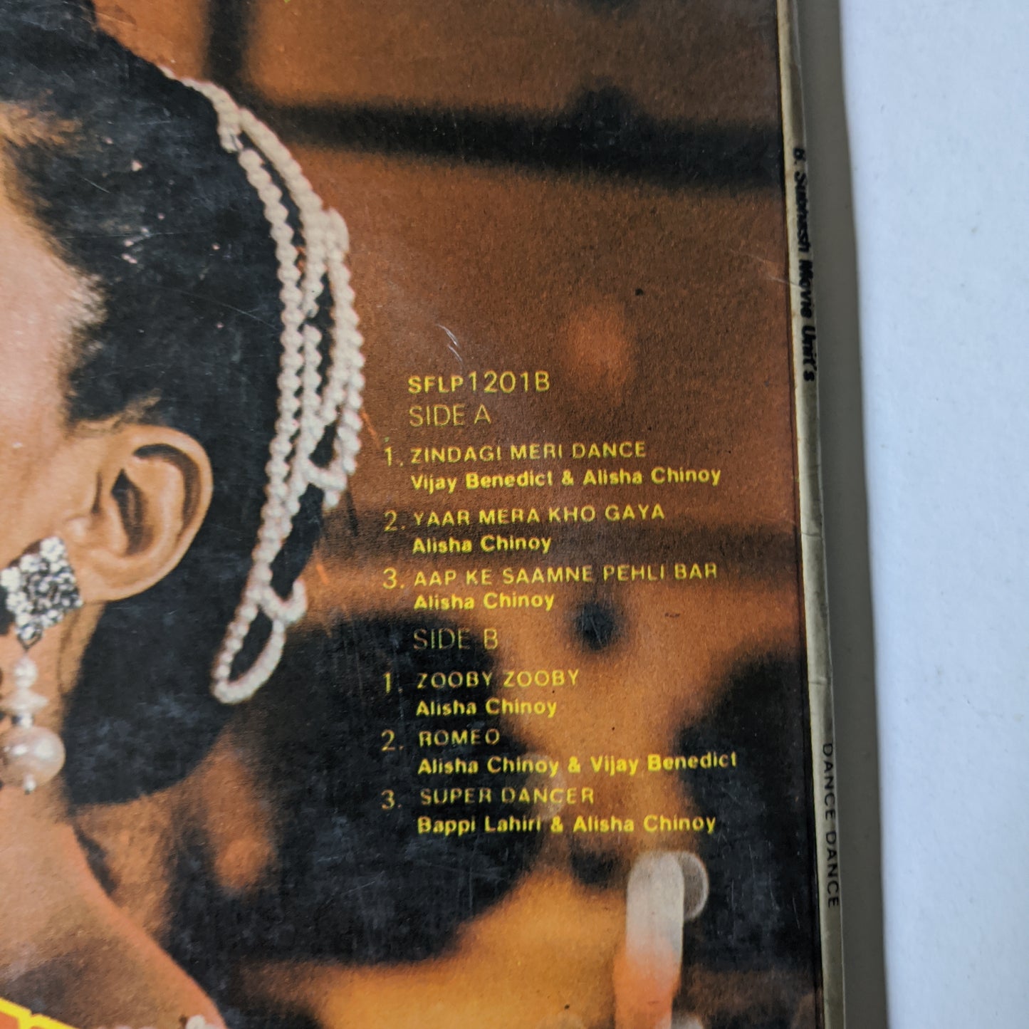 Dance Dance - 2 LP set /gatefold music by Bappi Lahiri in VG+