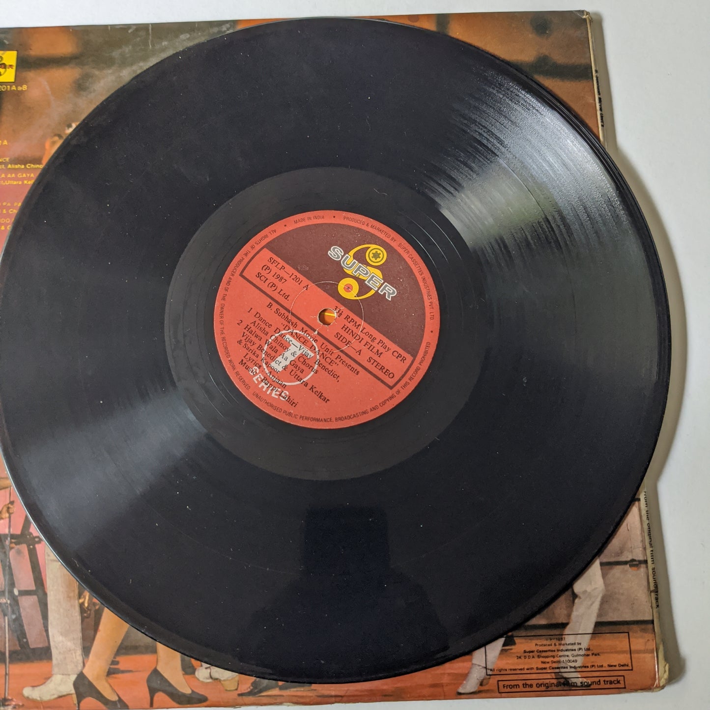 Dance Dance - 2 LP set /gatefold music by Bappi Lahiri in VG+