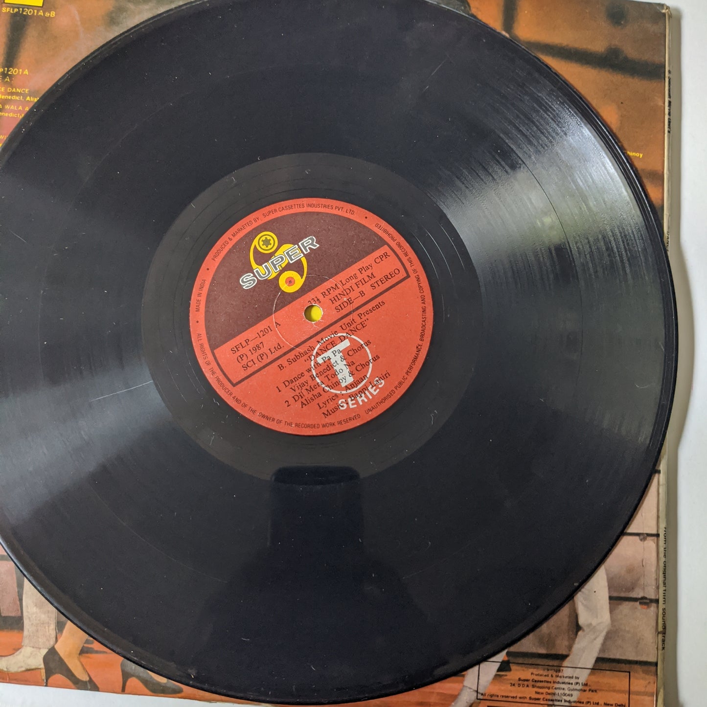 Dance Dance - 2 LP set /gatefold music by Bappi Lahiri in VG+