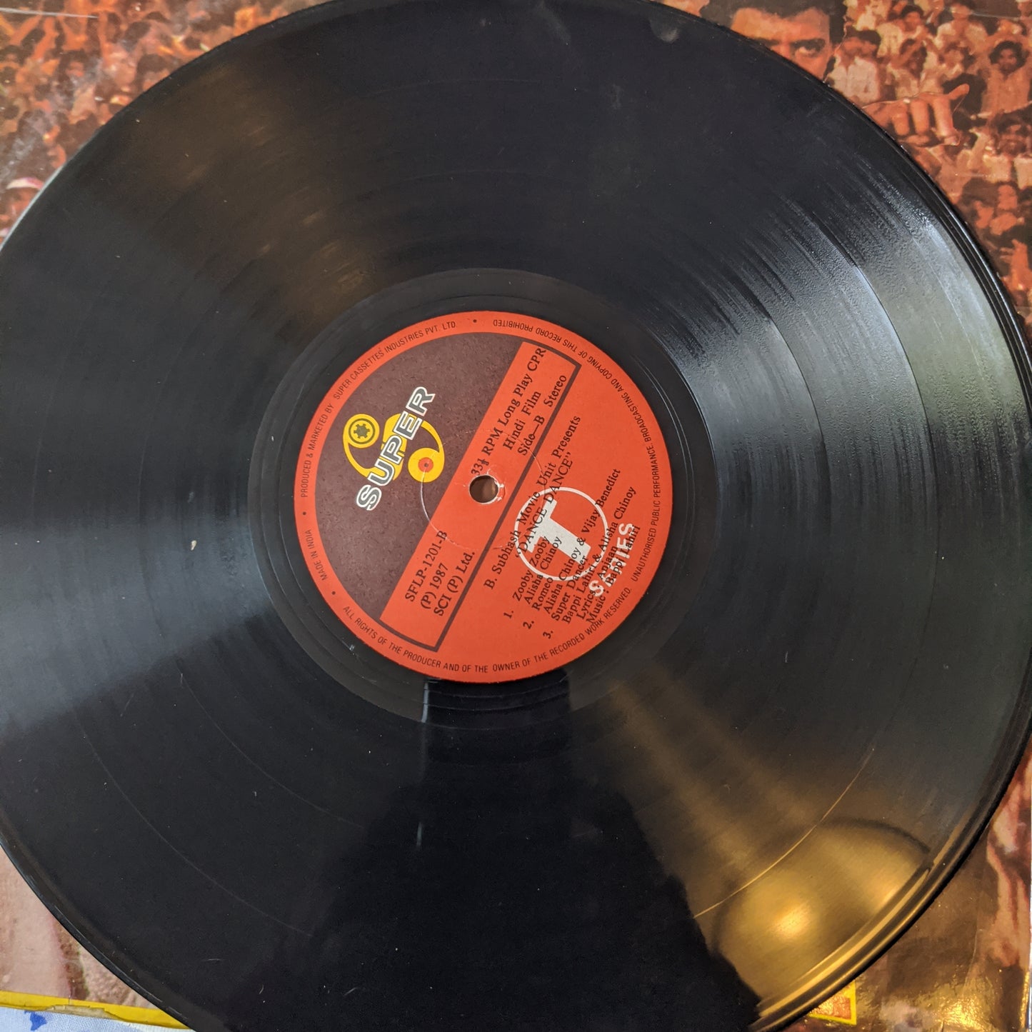 Dance Dance - 2 LP set /gatefold music by Bappi Lahiri in VG+
