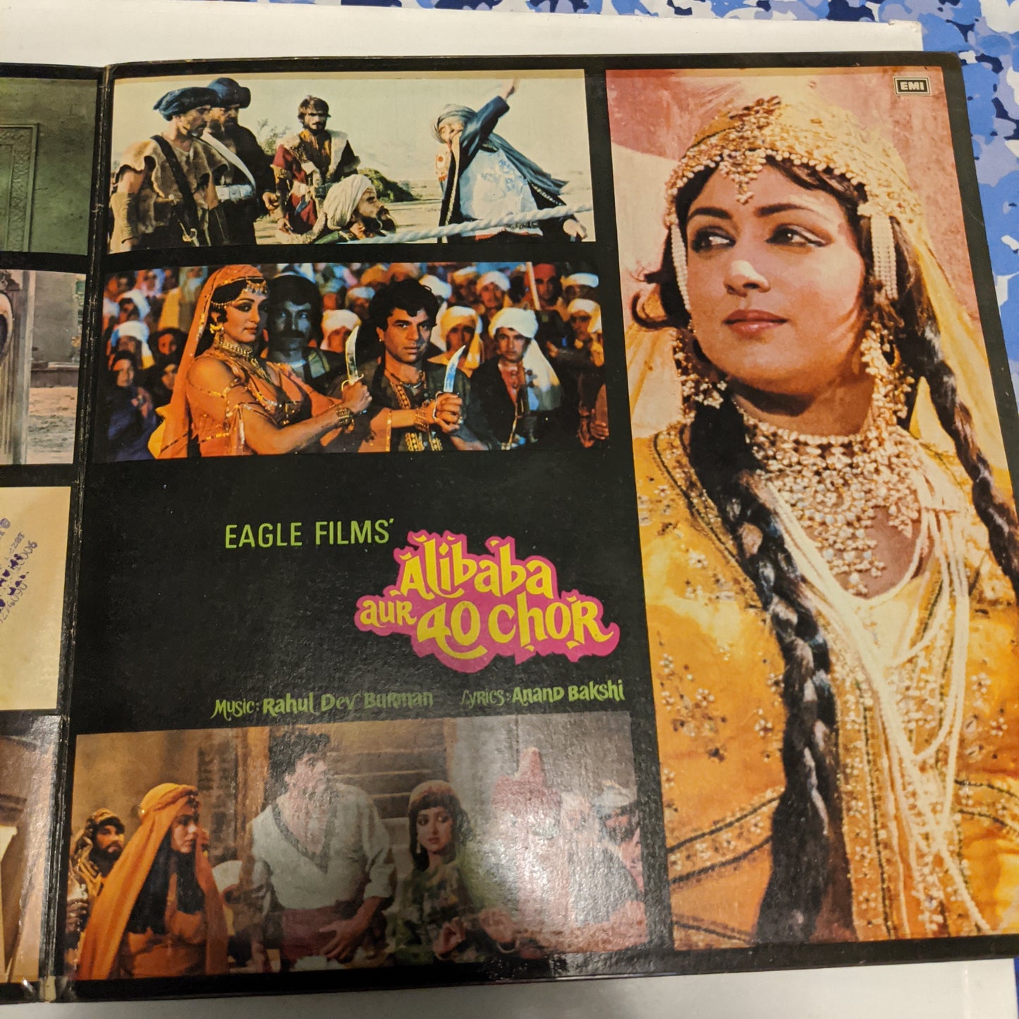 R. D. Burman and Anand Bakshi Alibaba Aur 40 Chor in Supreme Stereo gatefold in excellent