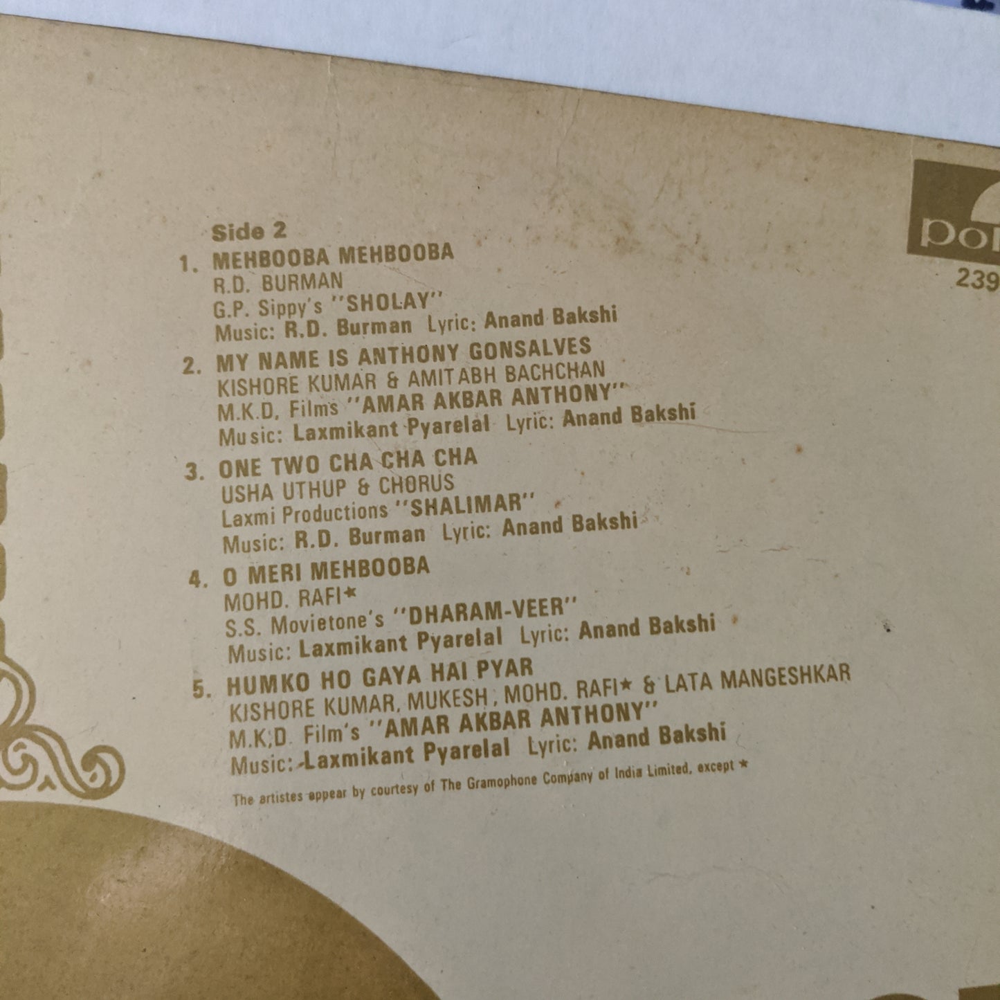 Polydor strikes gold - 10 Blockbuster hits in excellent condition