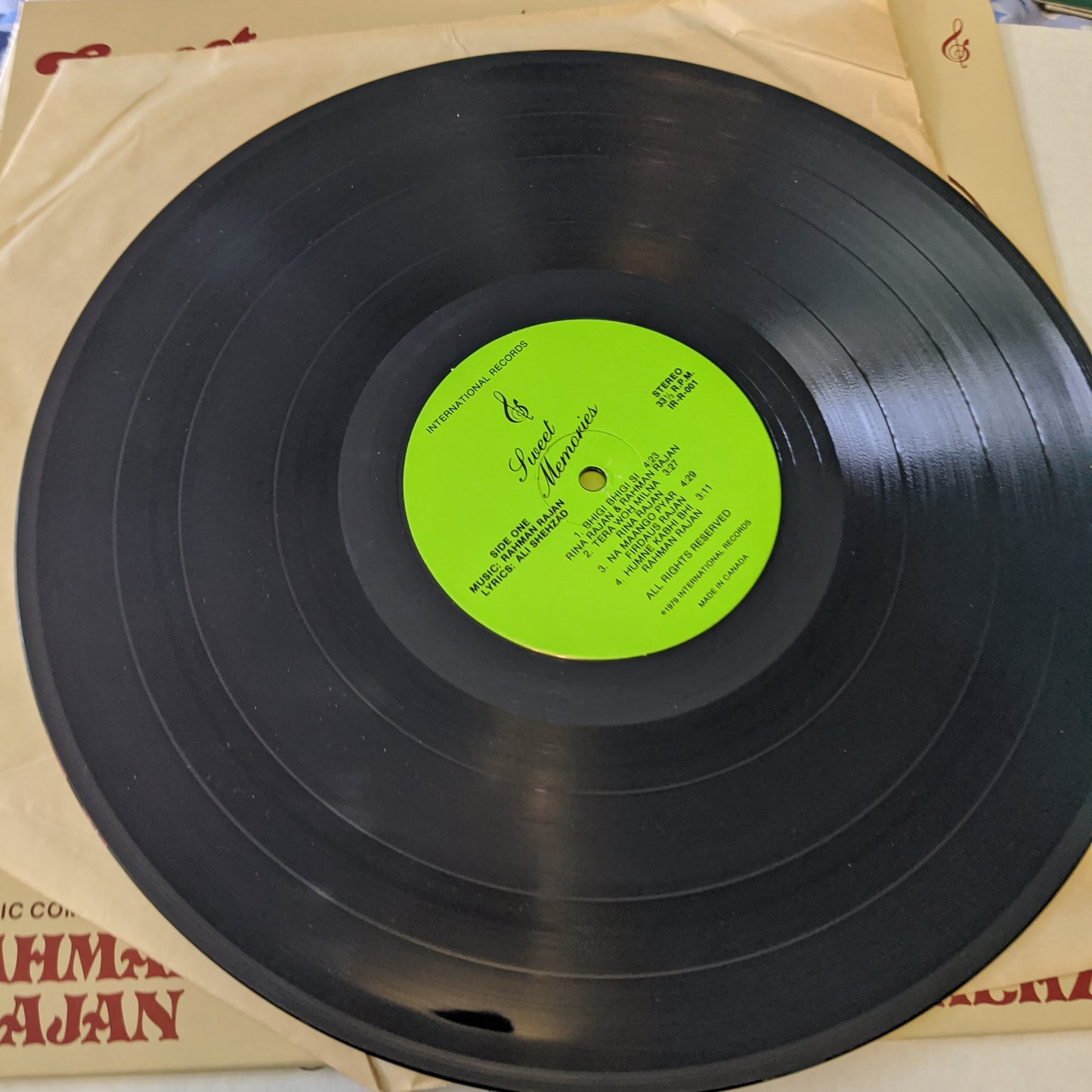 Rajans Sweet Memories - Music Jagjit Singh in mint