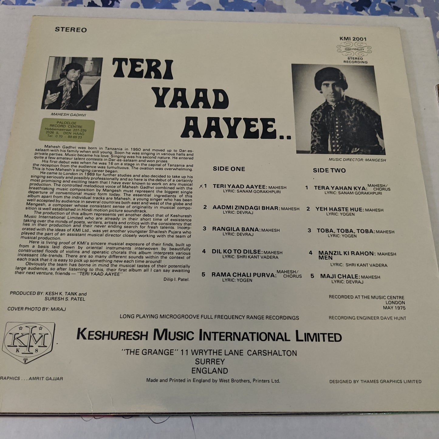 mahesh - teri yaad ayee - excellent