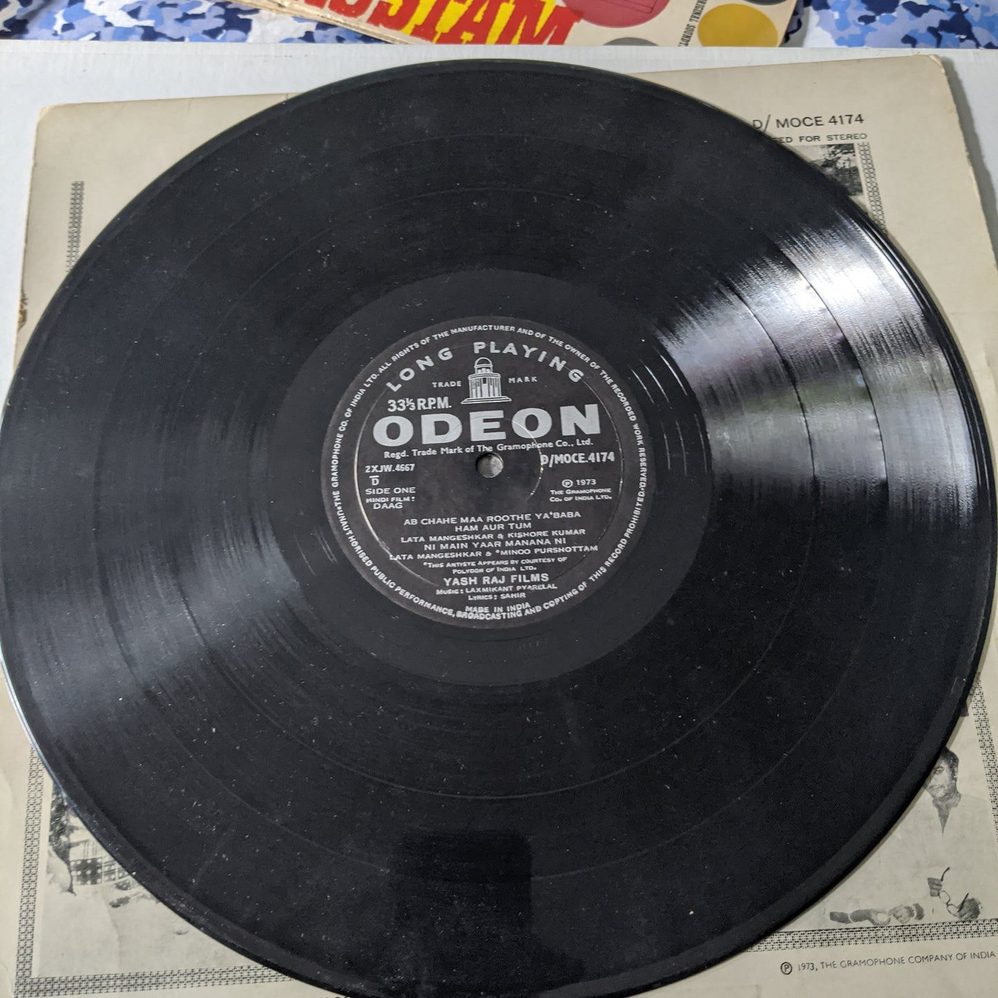 Daag - Laxmikant Pyarelal - 1st Ring odeon in excellent
