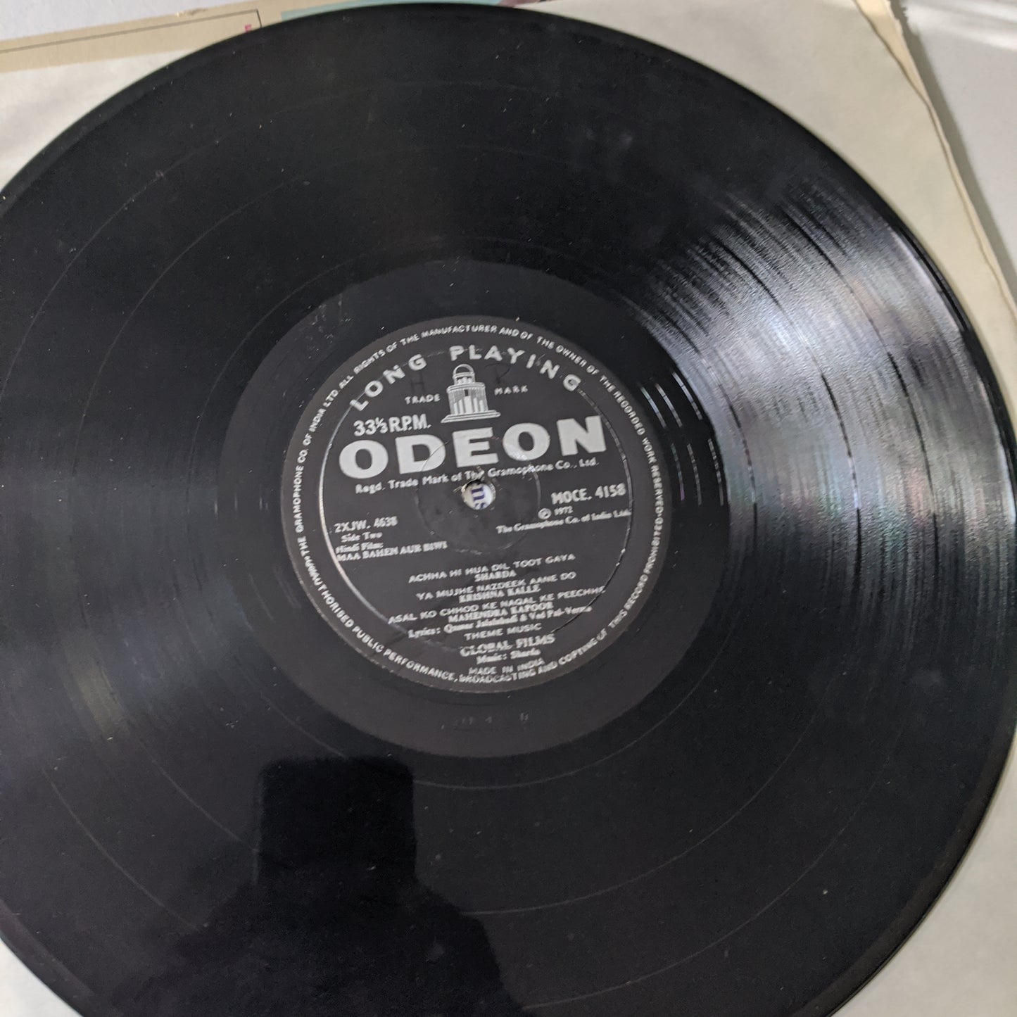 Maa Bahen Aur Biwi - Sharda - rare album in 1st ring odeon in excellent
