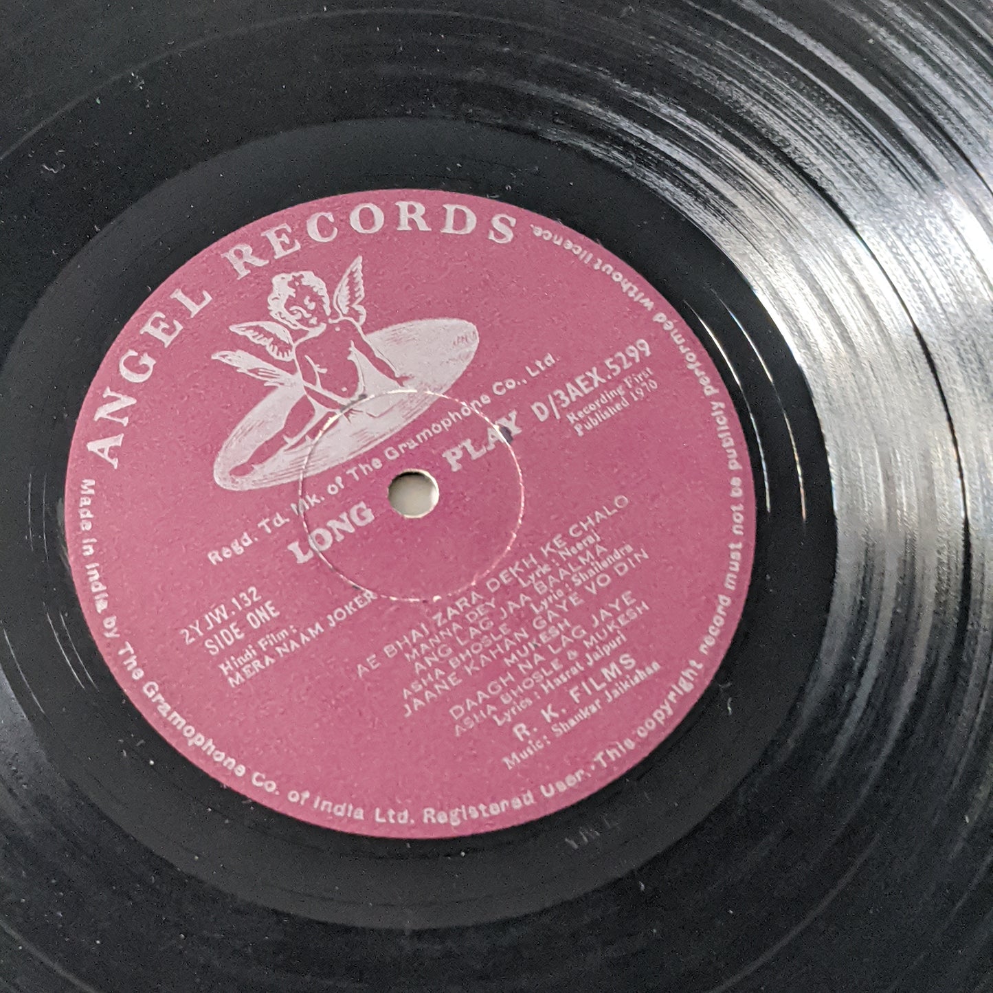Mera Naam Joker - Music by Shankar jaikishan -1st Angel in excellent condition