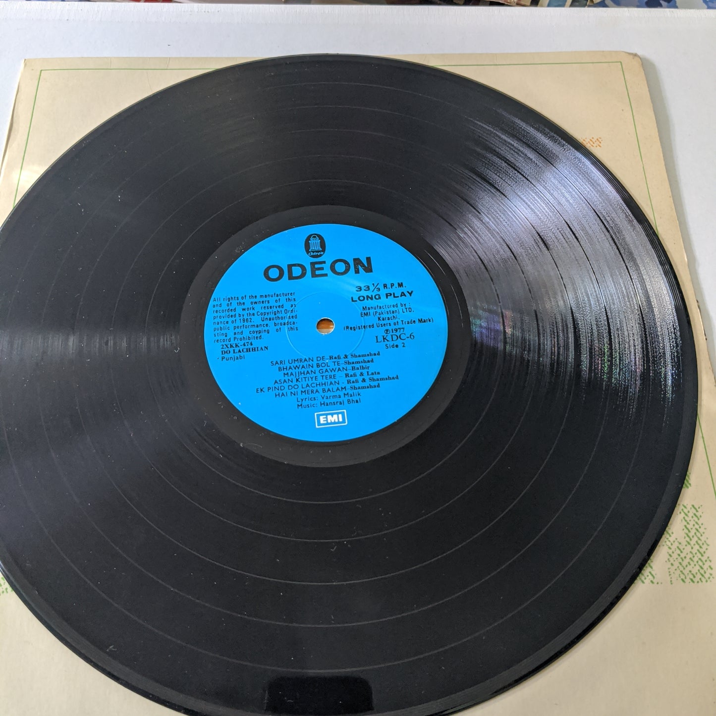 Varma Malik - Hansraj Bahl Yamla Jat / Do Lachhian - Rare in excellent