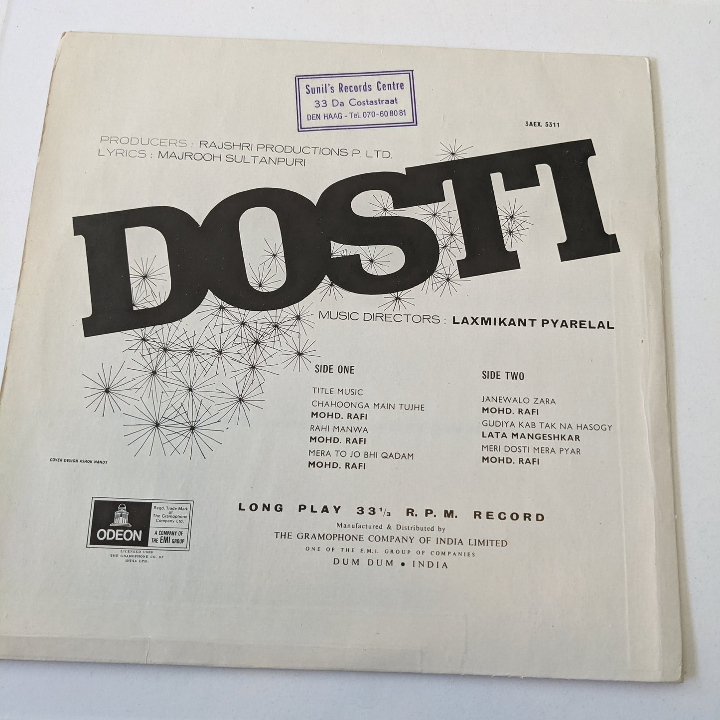 Dosti - classic in Ring Odeon pressing - in near mint condition