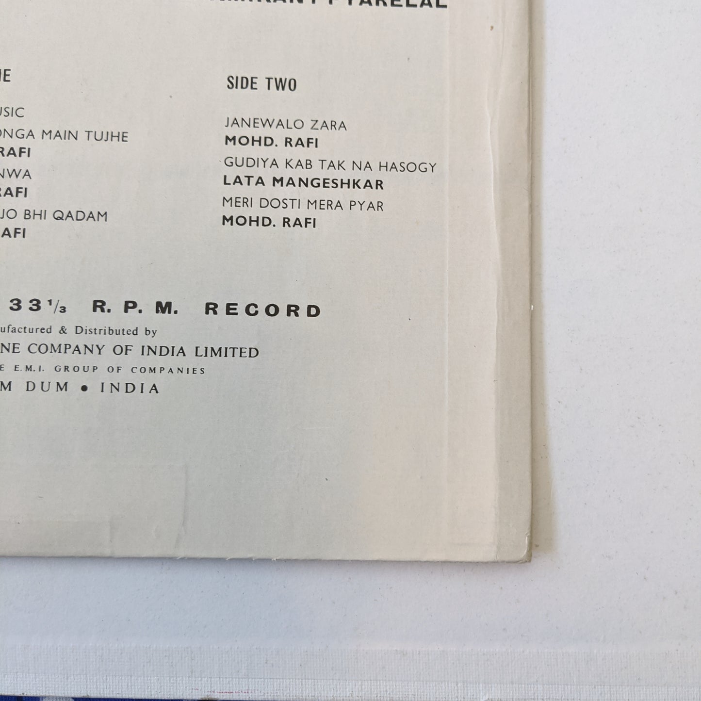 Dosti - classic in Ring Odeon pressing - in near mint condition