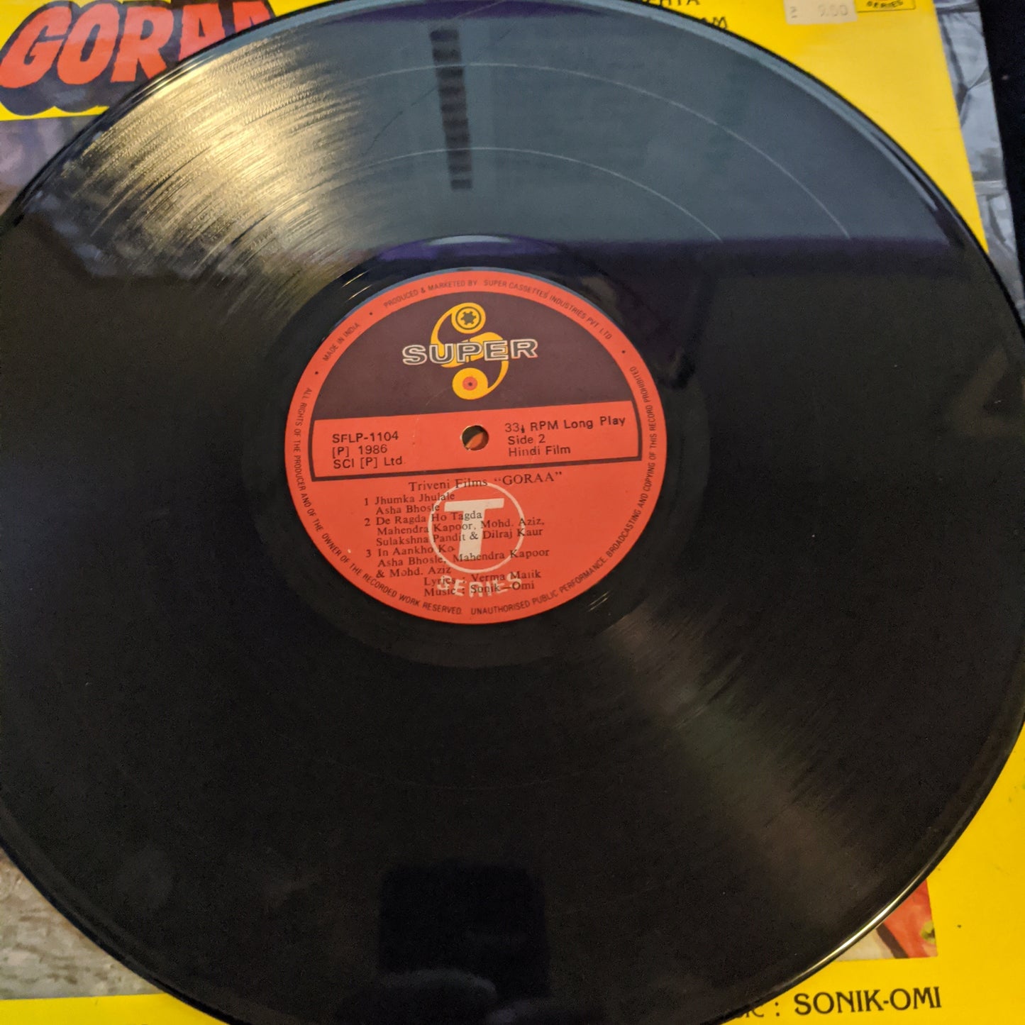 Goraa - sonik Omi soundtrack in excellent condition