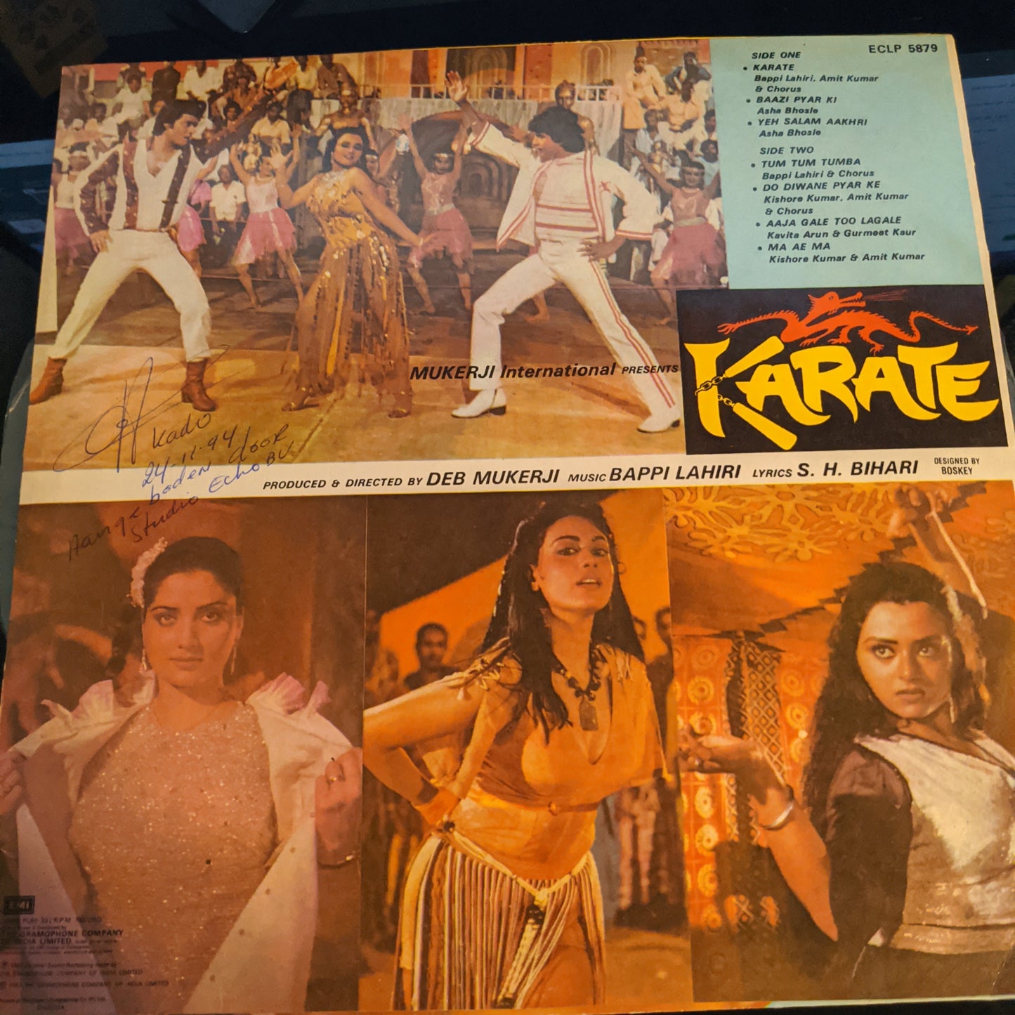 Karate - bappi Lahiri soundtack in near mint