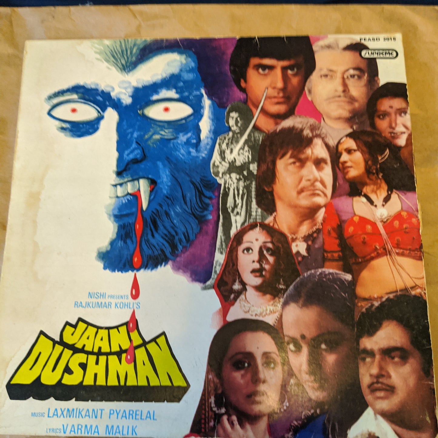 Jaani Dushman - Blue colored LP - Supreme Stereo In VG+
