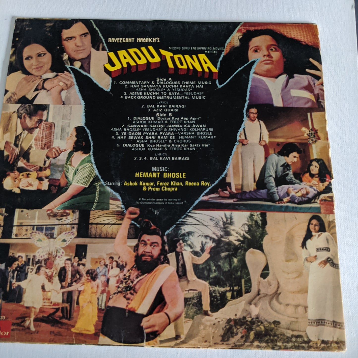 Jadu Tona - Hemant Bhosle in VG+ condition