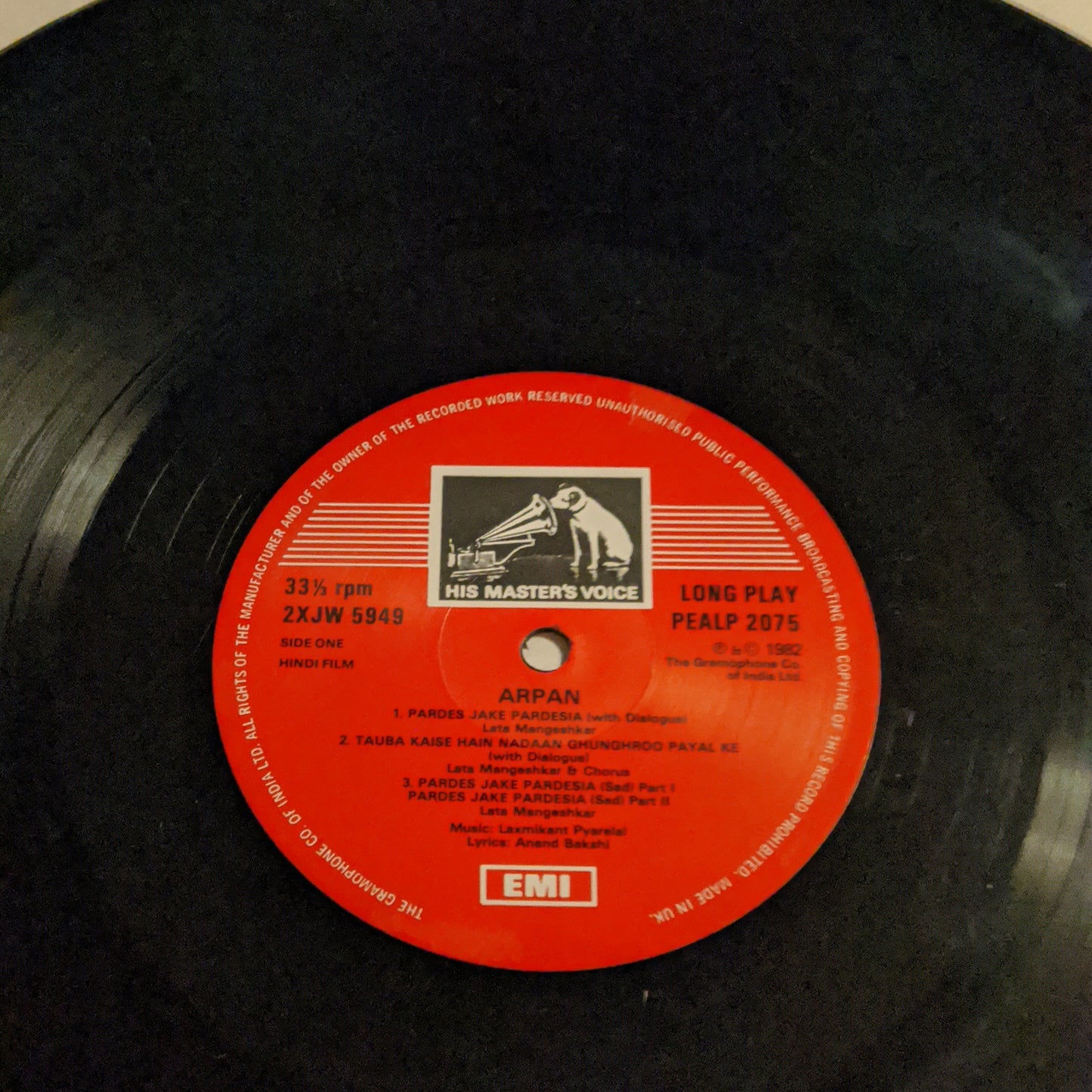 Arpan - Laxmikant Pyarelal superhit in excellent in Gatefold