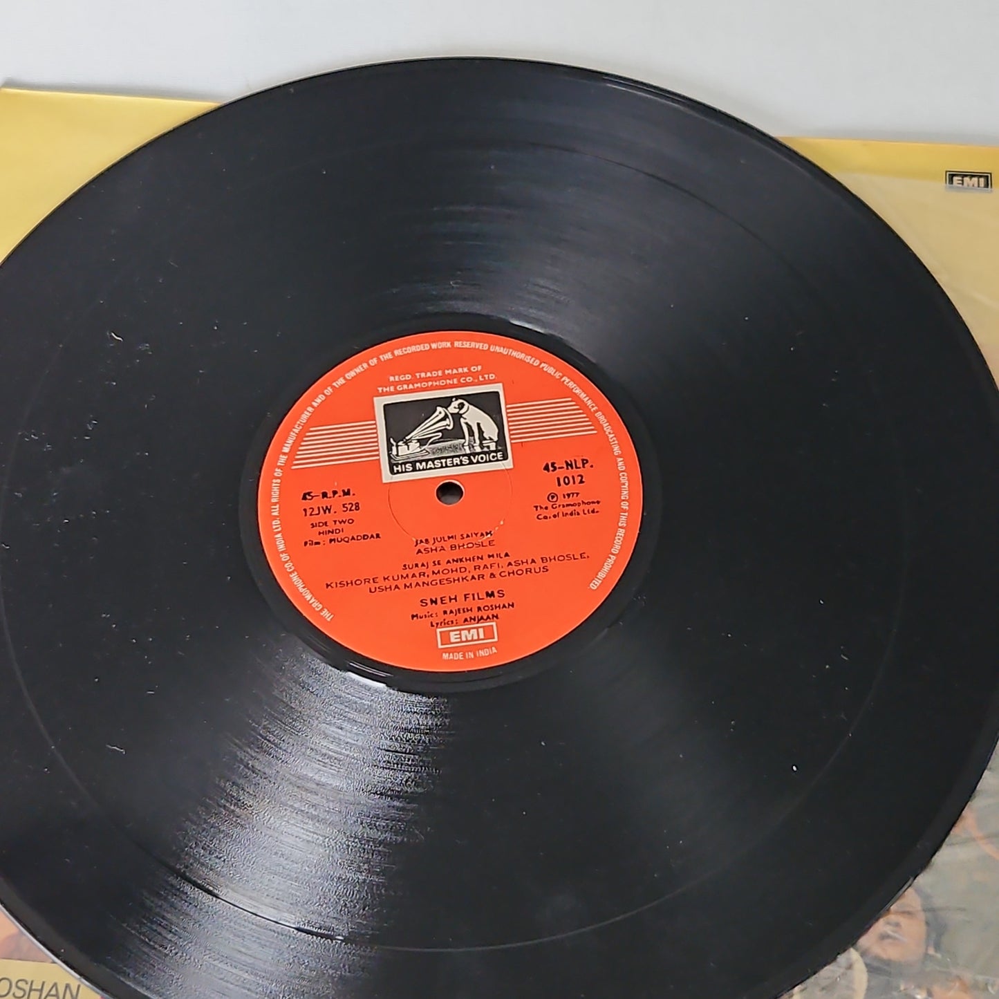 Muqaddar - Rajesh Roshan - 45 rpm LP in excellent