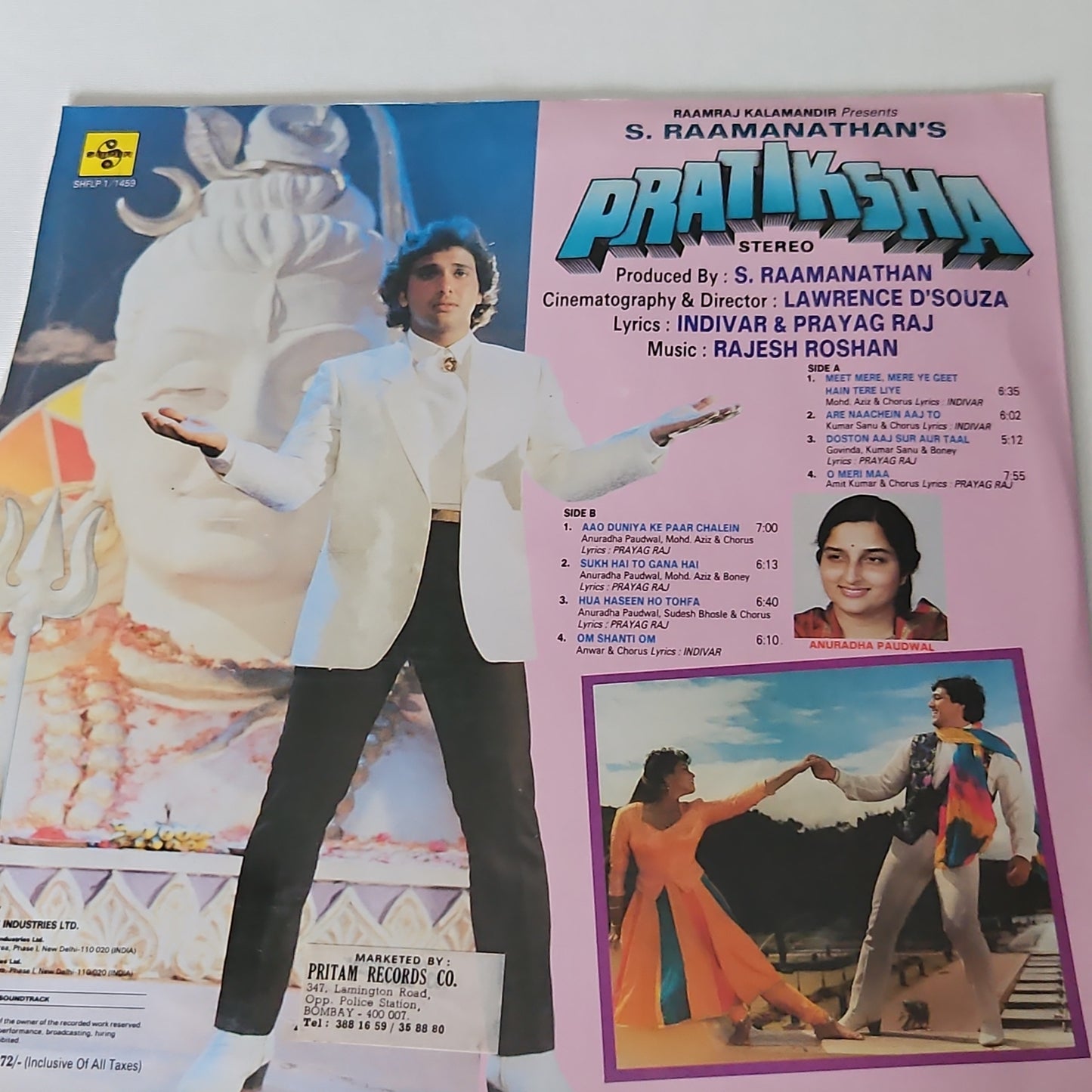 Pratikhsa - Rajesh Roshan superhit in near mint