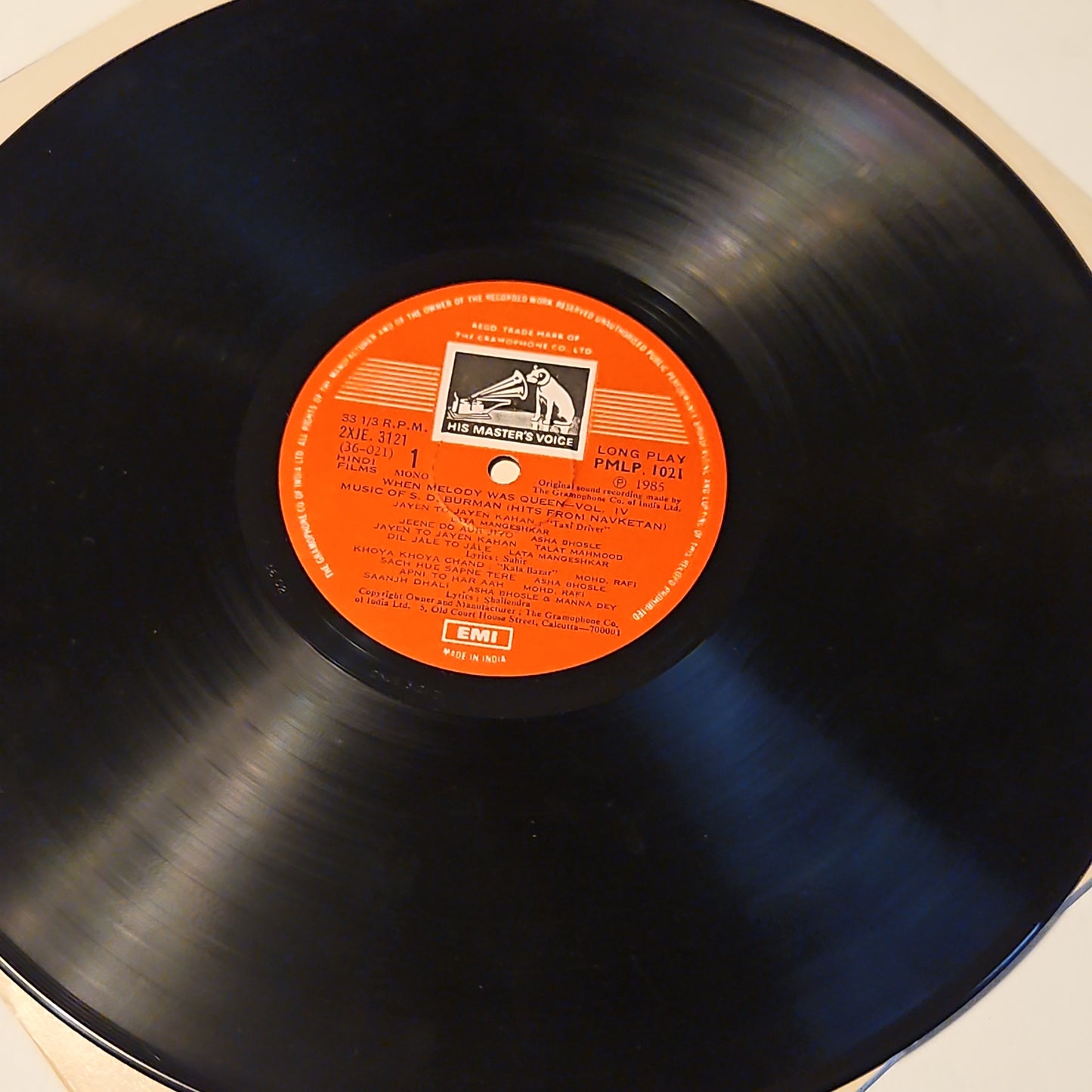 Music of S. D Burman including *kala Pani* , *taxi Driver* and *nau do gyarah* Songs in excellent PMLP1021