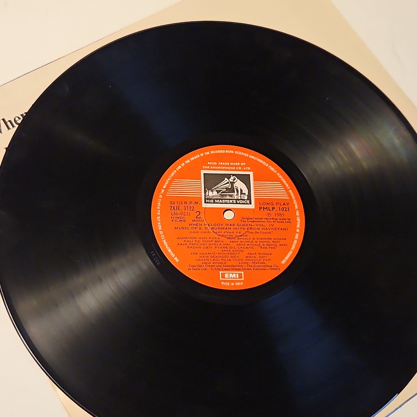 Music of S. D Burman including *kala Pani* , *taxi Driver* and *nau do gyarah* Songs in excellent PMLP1021