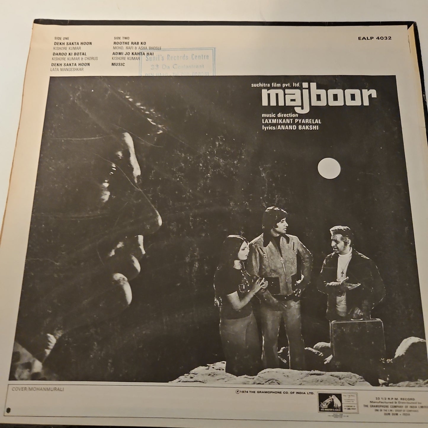 Majboor - Laxmikant Pyarelal Superhit with Kishore classics in VG+ condition