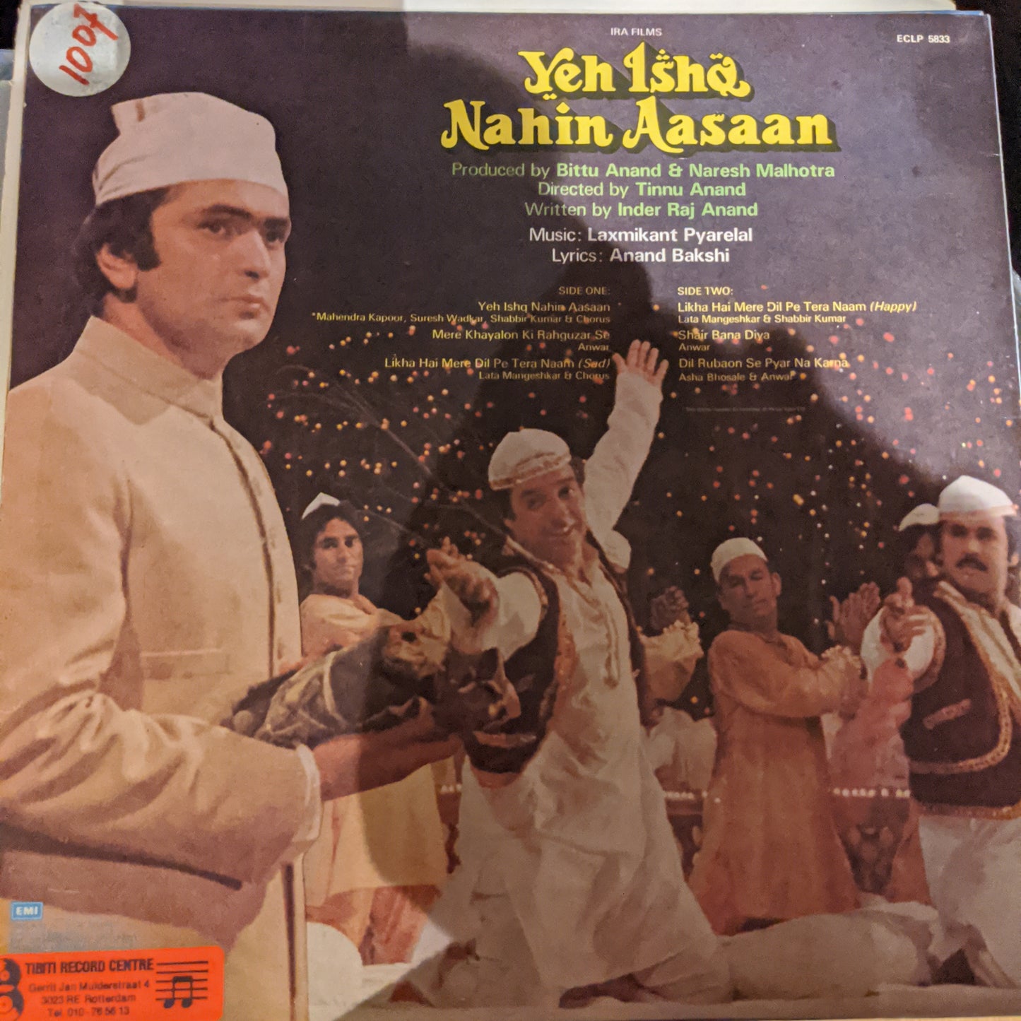 Yeh Ishq Nahin Aasaan - Music by Laxmikant Pyarelal*, - Anand Bakshi in near mint condition