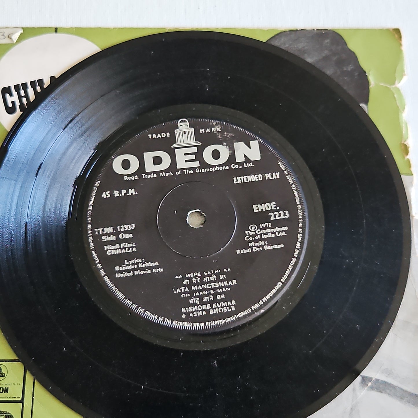 Chaalia - R. D. Burman Odeon EP classic in Near mint