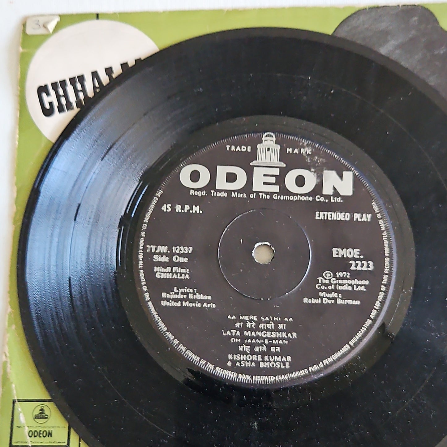 Chaalia - R. D. Burman Odeon EP classic in Near mint