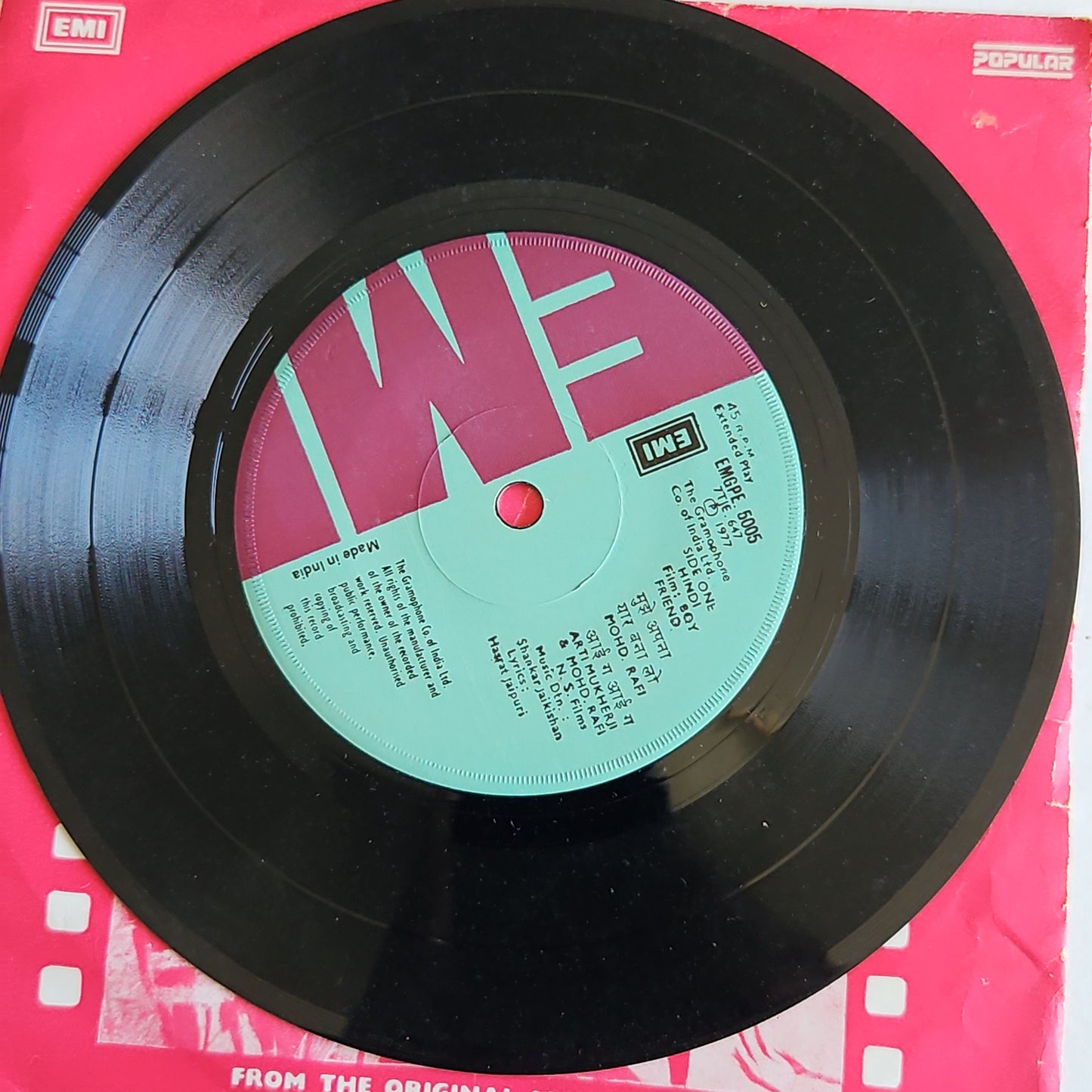 Boy friend - shankar Jaikishan - ep in VG+ condition