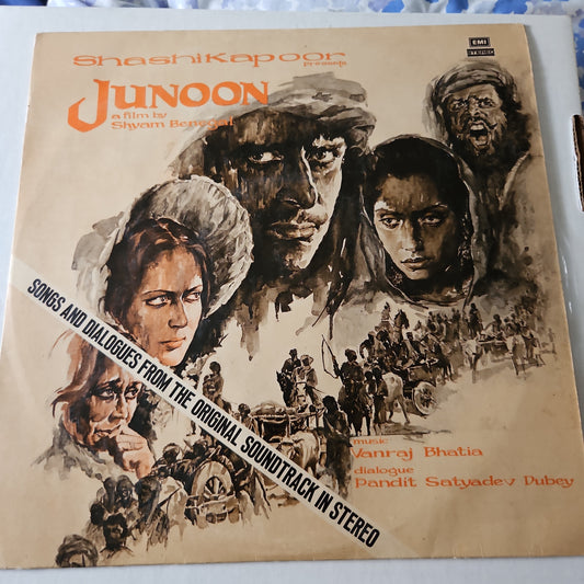Junoon - original soundtrack collectible - Music by vanraj Bhatia in near mint condition