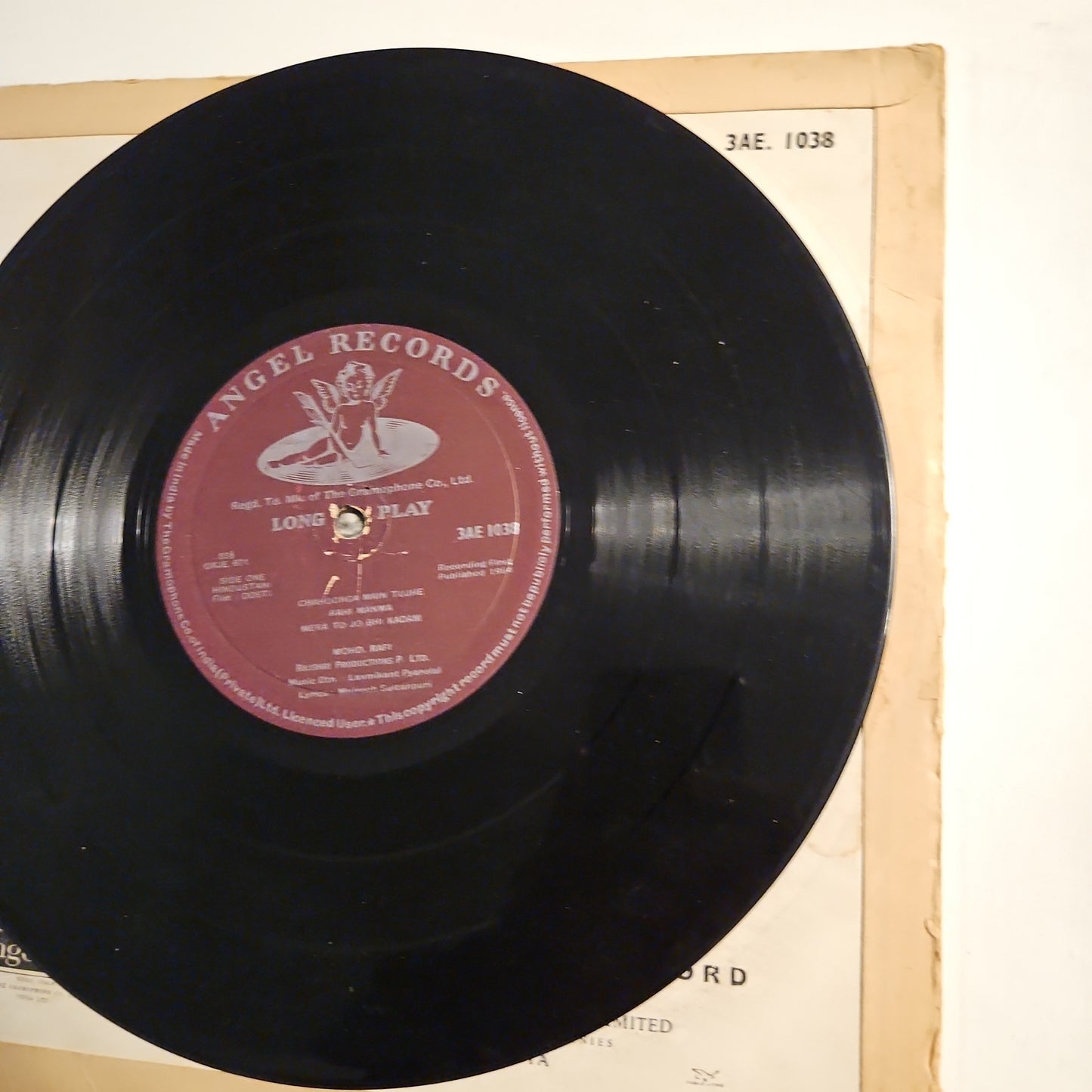 Dosti - Classic Superhit Laxmikant pyarelal - 10 inch Angel in good