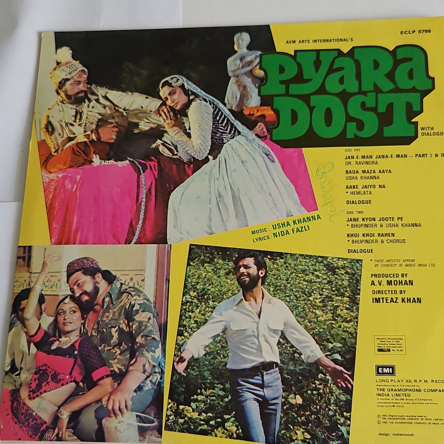 Pyara Dost - soundtrack by Usha khanna