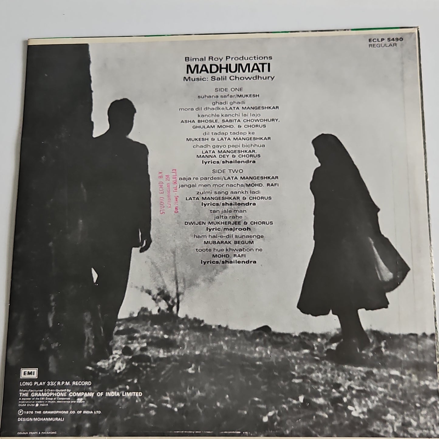 Madhumati - Classic OST by Sali chowdhury in near mint