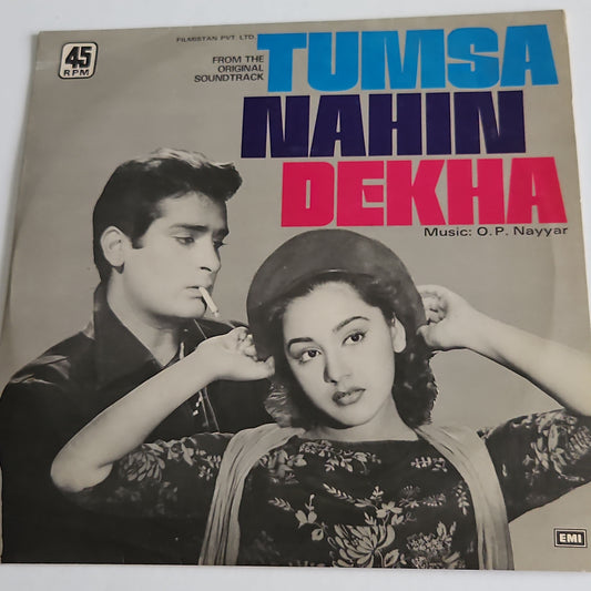 Tumsa Nahin dekha - O P Nayyar superhit soundtrack 45 rpm LP in pristine
