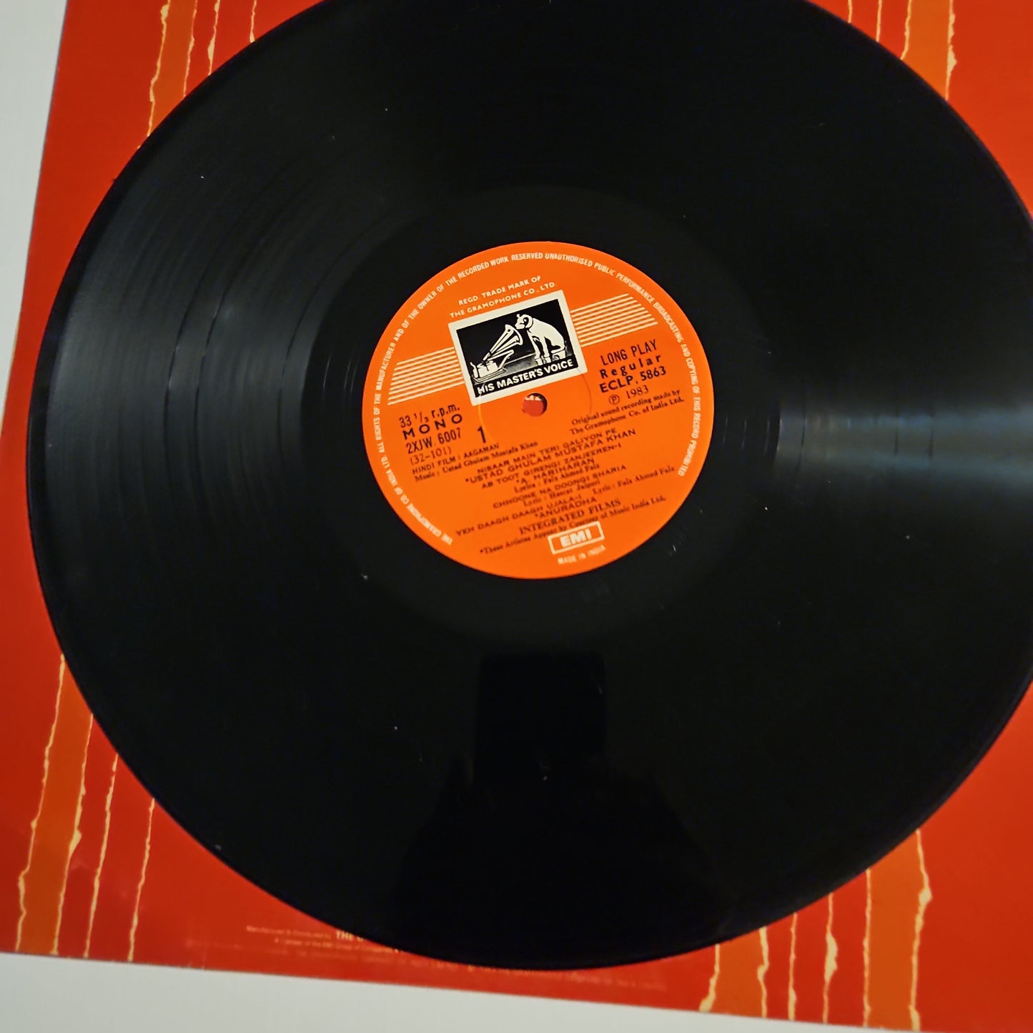 Aagaman - Muzafar Ali film featuring lyrics by Faiz Ahmed Faiz and Music by Ustad ghulam Musatafa Khan - in Near Mint