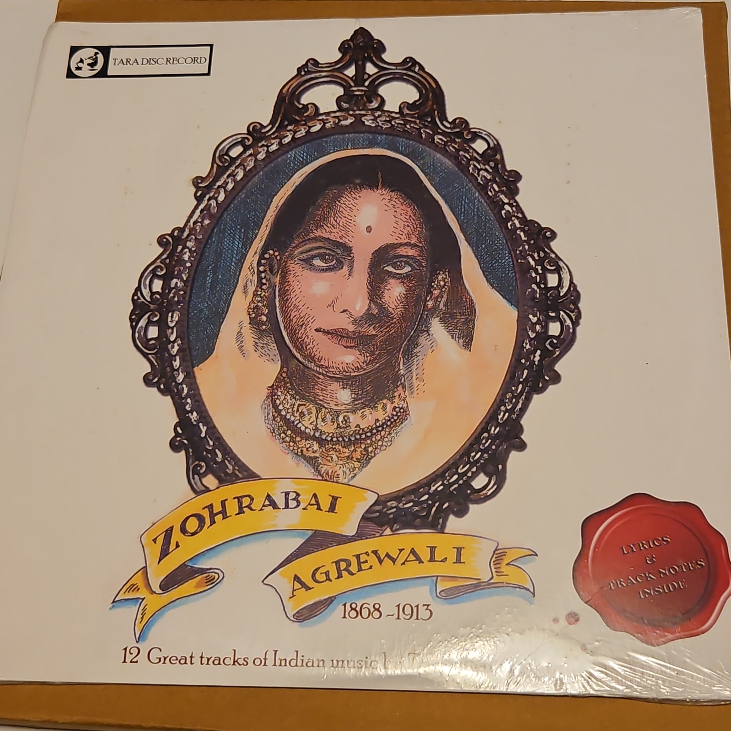 Zohrabai Agrewali - First time on LP- Brand new Sealed including