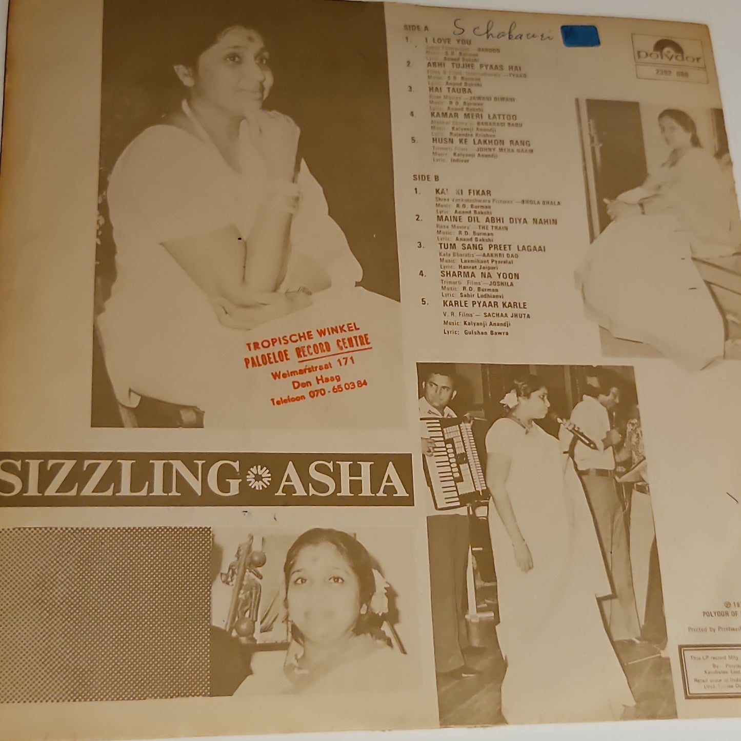 Asha* Sizzling Asha in VG+