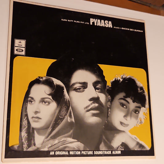 Pyaasa - S D Burman and Guru Dut eternal classic - 1st Edition Ring Odeon Record  - near mint