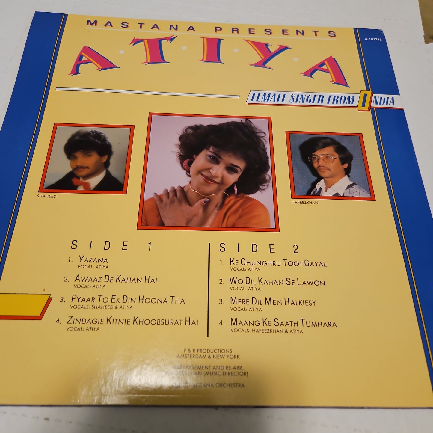 AtiyaÂ - Female Singer From India in near mint