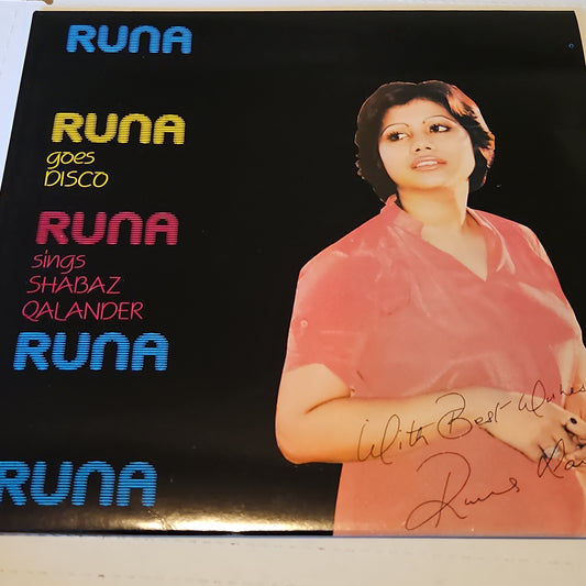 Runa Laila -  - Runa Goes Disco featuring Shabaz Qalandar near mint.