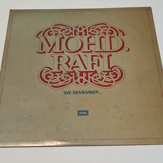 Mohammed Rafi - We Remember Rare song collection - 2 LP set in excellent condition